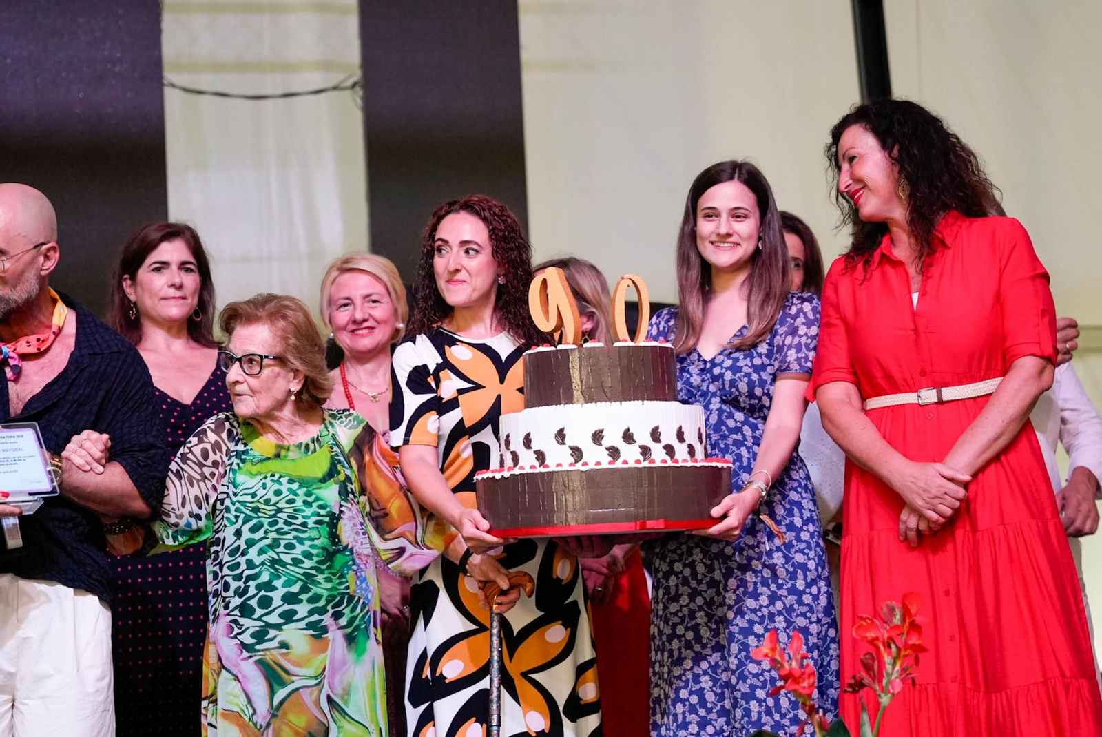 Las fotos de la comida de homenaje a la mujer en la Feria de Almería