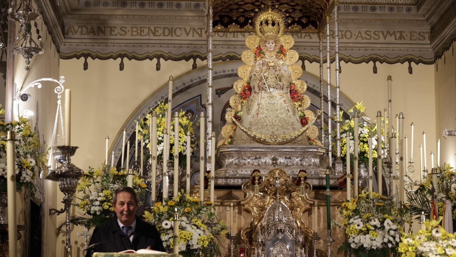 Acto de la peregrinación de los internos hasta Almonte. Acto de la peregrinación de los internos hasta Almonte.