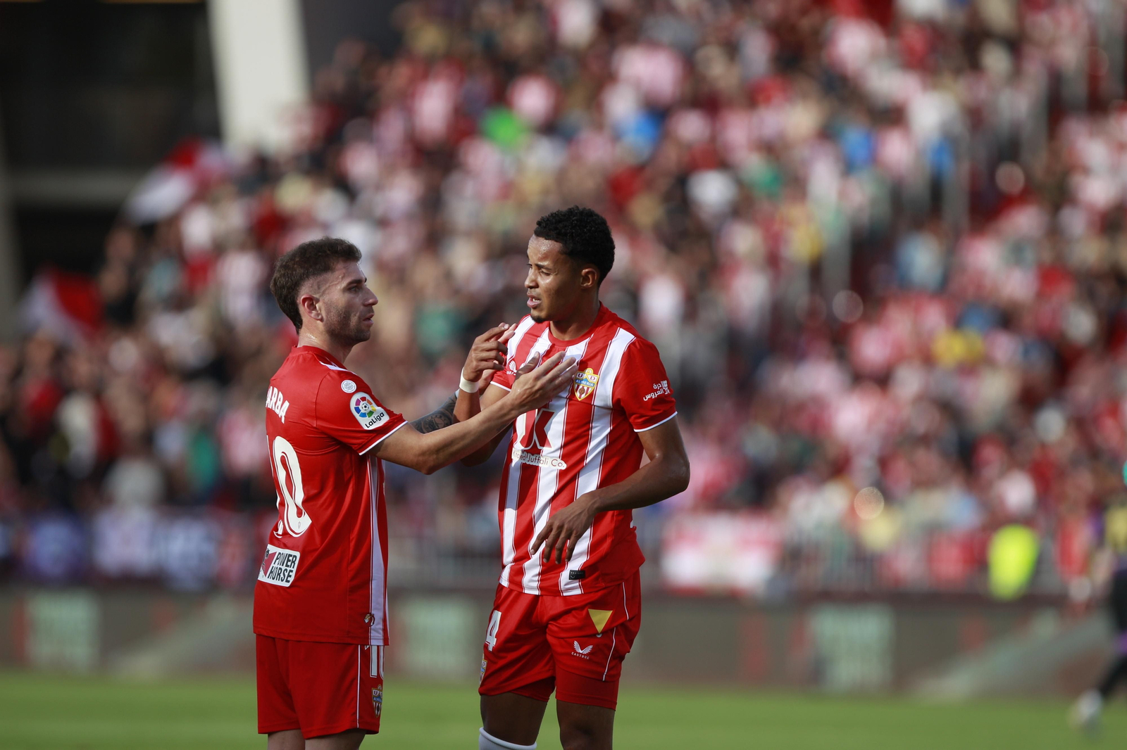 Imágenes del partido U.D. Almería-Real Valladolid C.F.