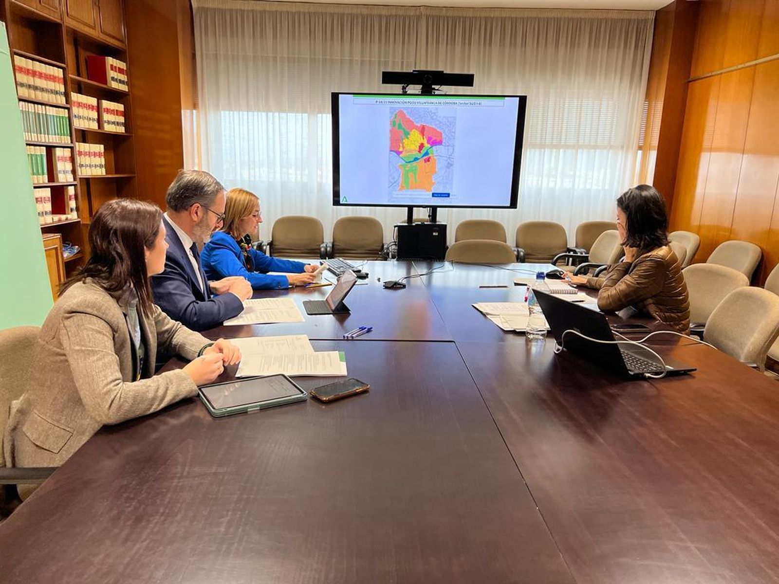 Un momento de la Comisión Territorial de Urbanismo de la Delegación de Fomento.