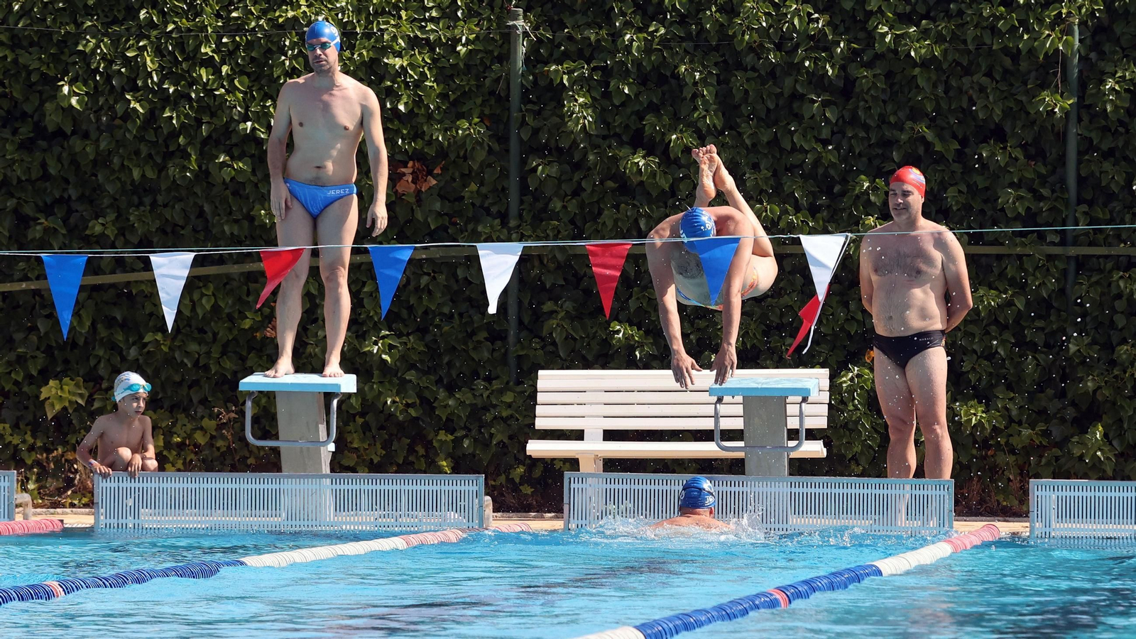 Imágenes del 55 aniversario de la Natación en Jerez