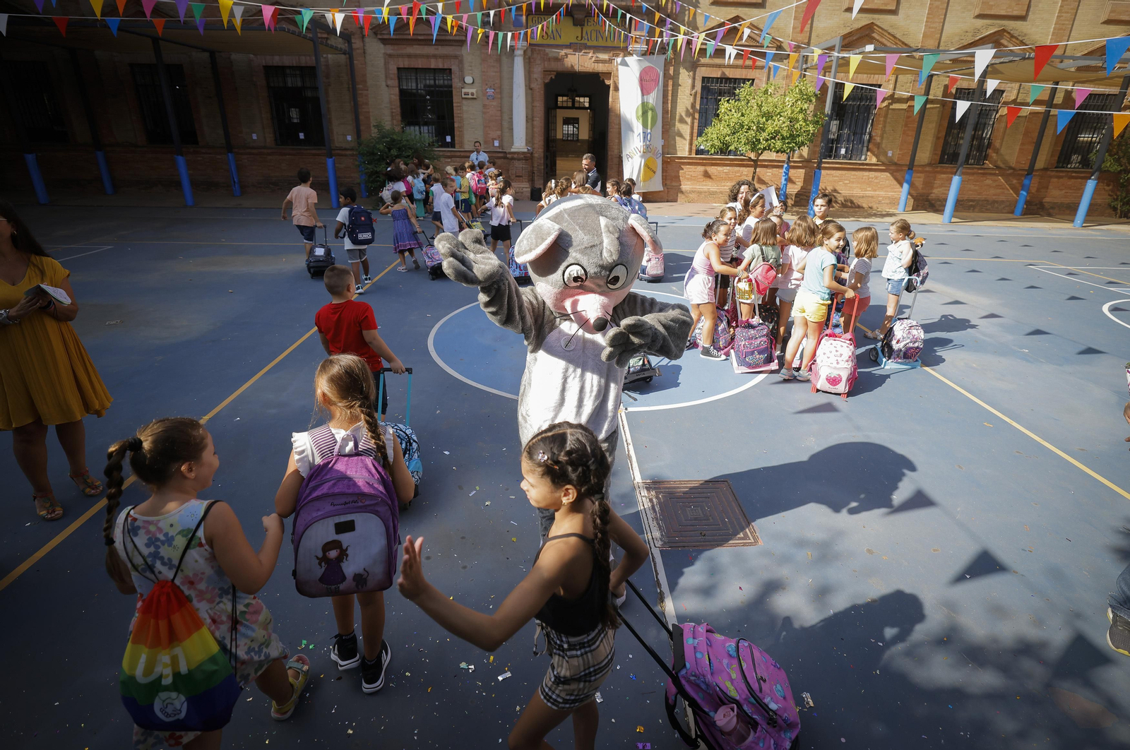 Las imágenes de la vuelta al colegio