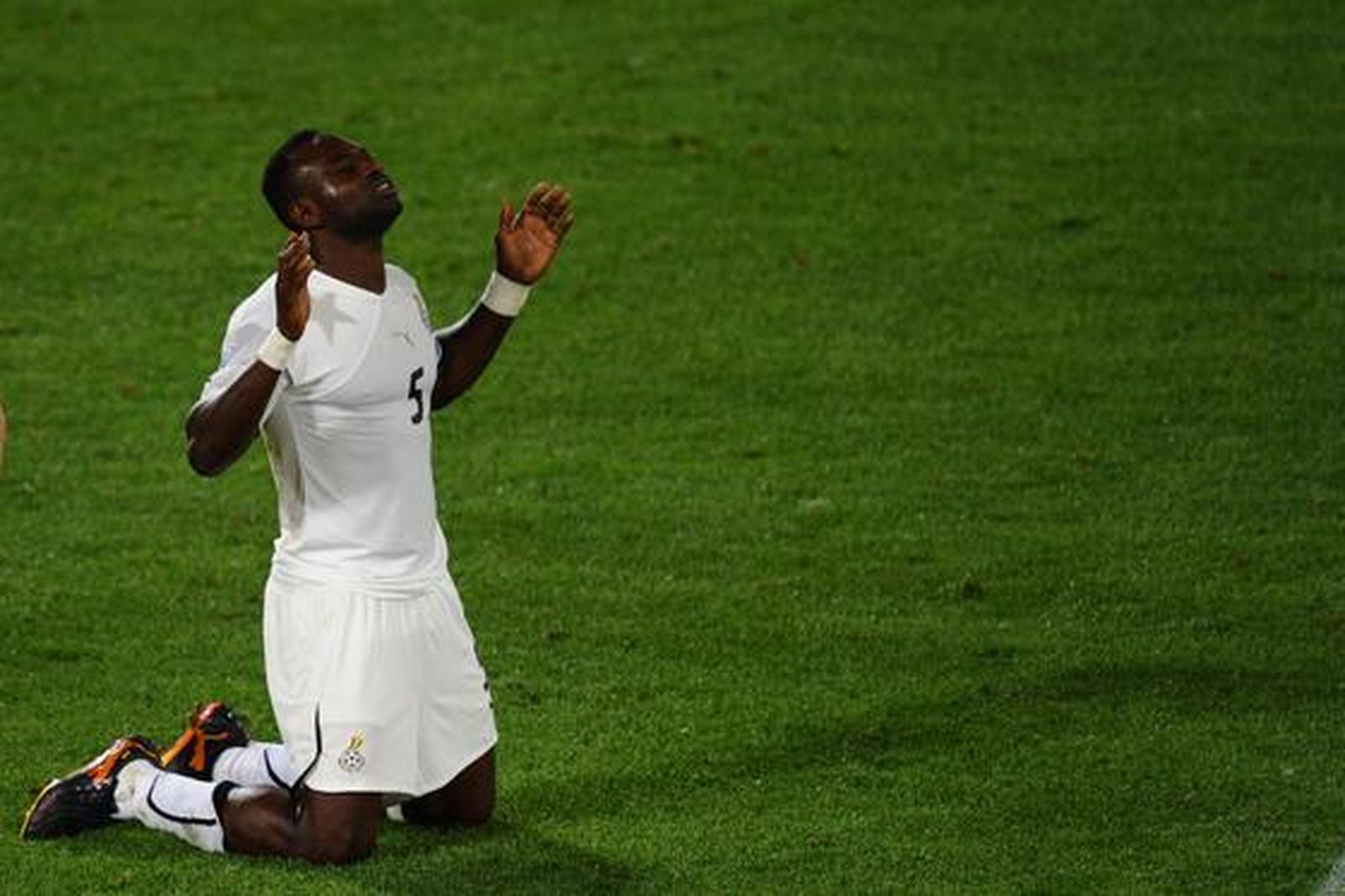 Ghana es la primera selección africana que gana en el Mundial de Sudáfrica. / AFP
