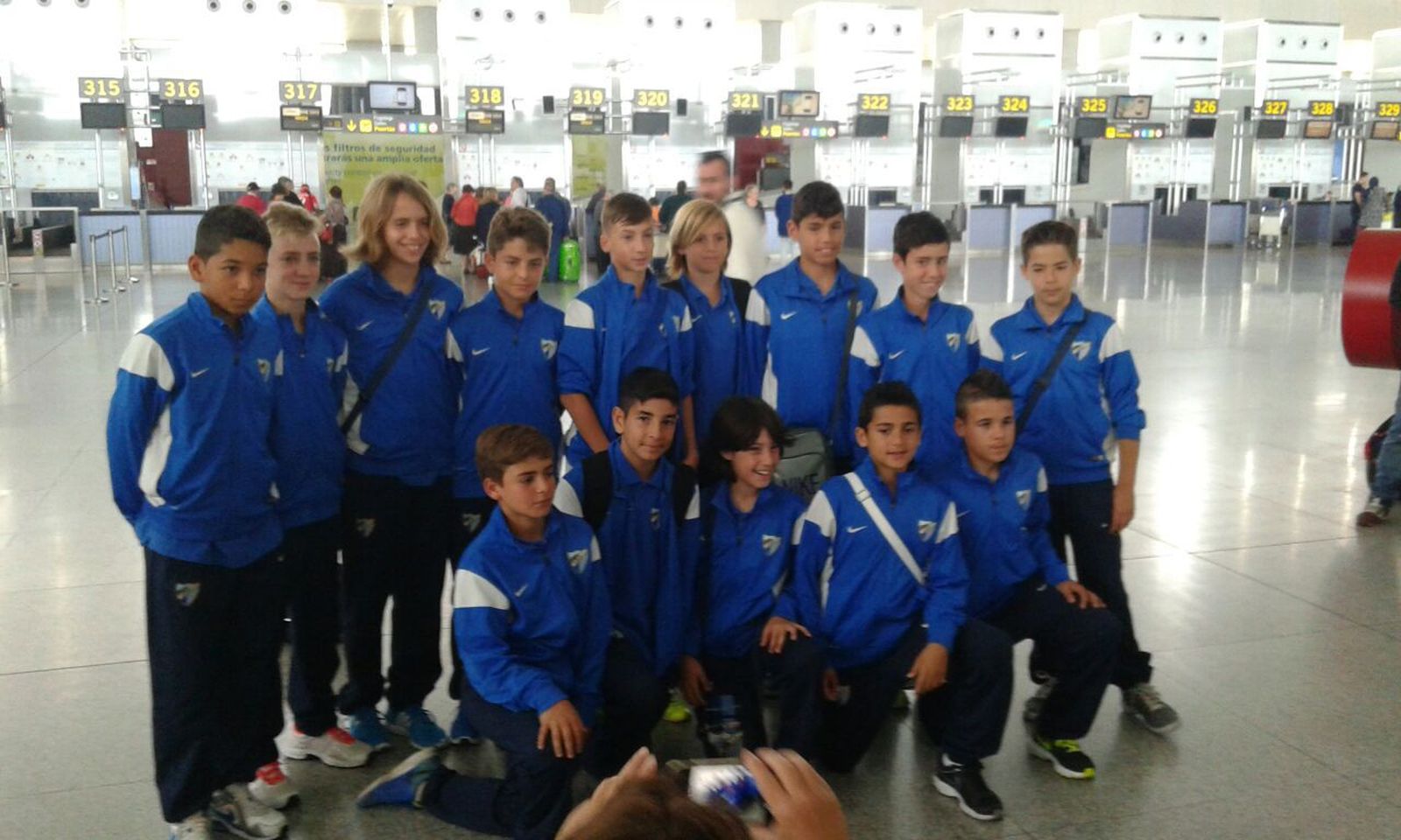 Una imagen del Málaga CF Alevín de 2015