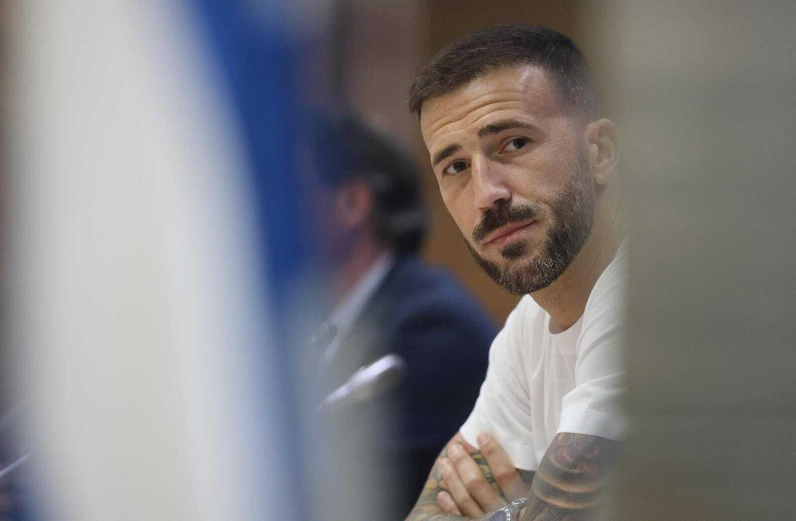 Dioni Villalba: su presentación con el Málaga CF, en fotos