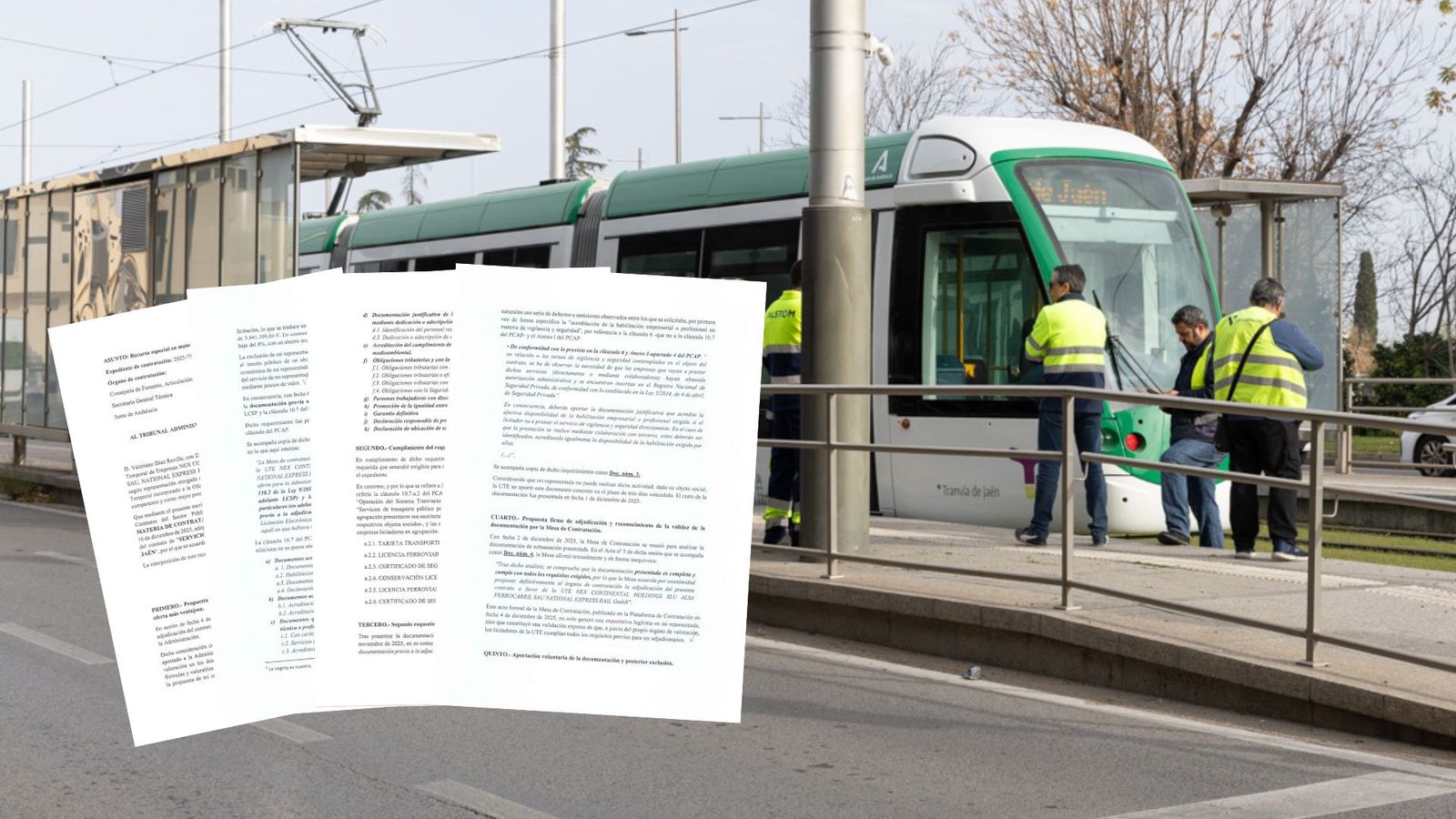 El recurso de Alsa para recuperar el tranvía de Jaén.