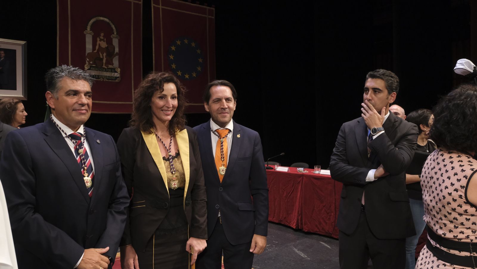 Imágenes de la investidura como Alcaldesa de Almería, de María del Mar Vázquez Agüero