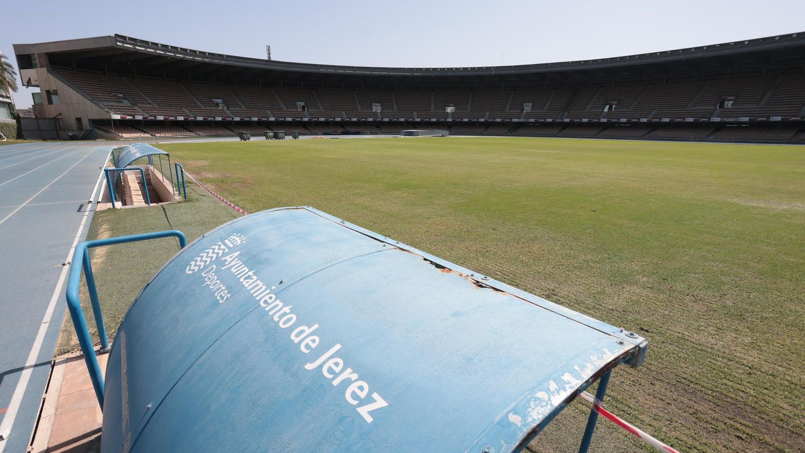 Otra imagen del estado del campo.
