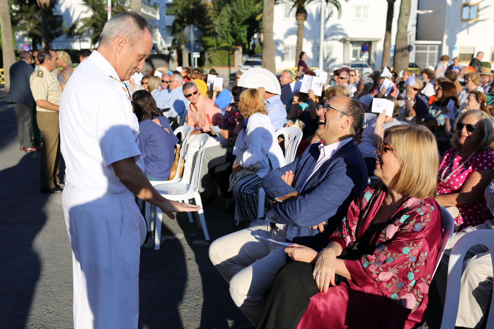 Las imágenes del concierto de la Virgen del Carmen en la comandancia marina
