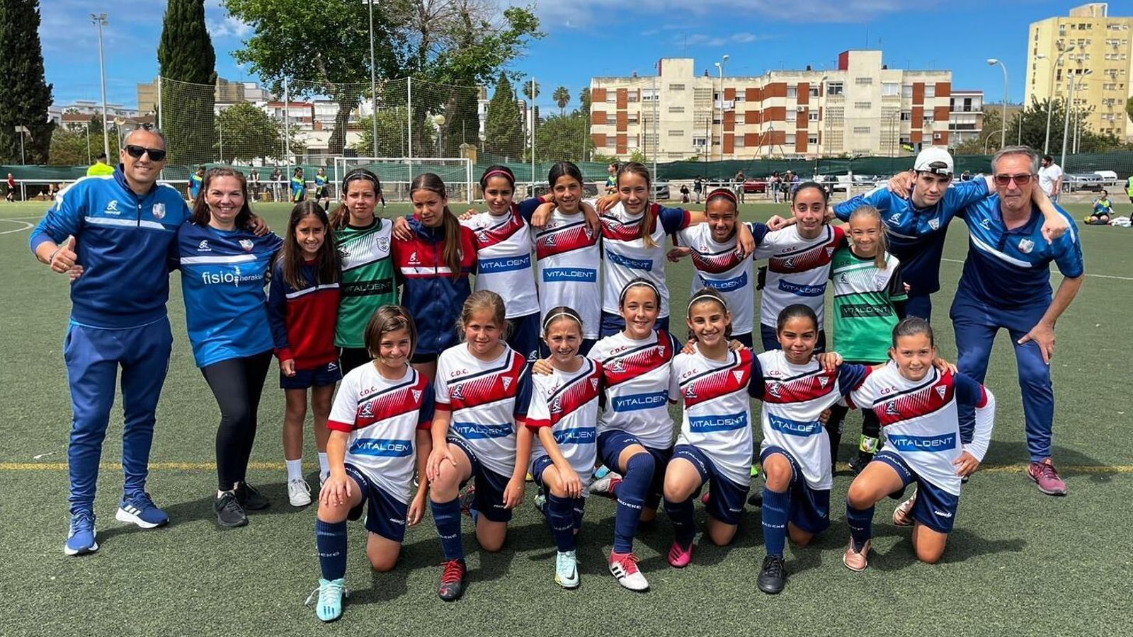 Equipo alevín femenino Ciudad de Cádiz