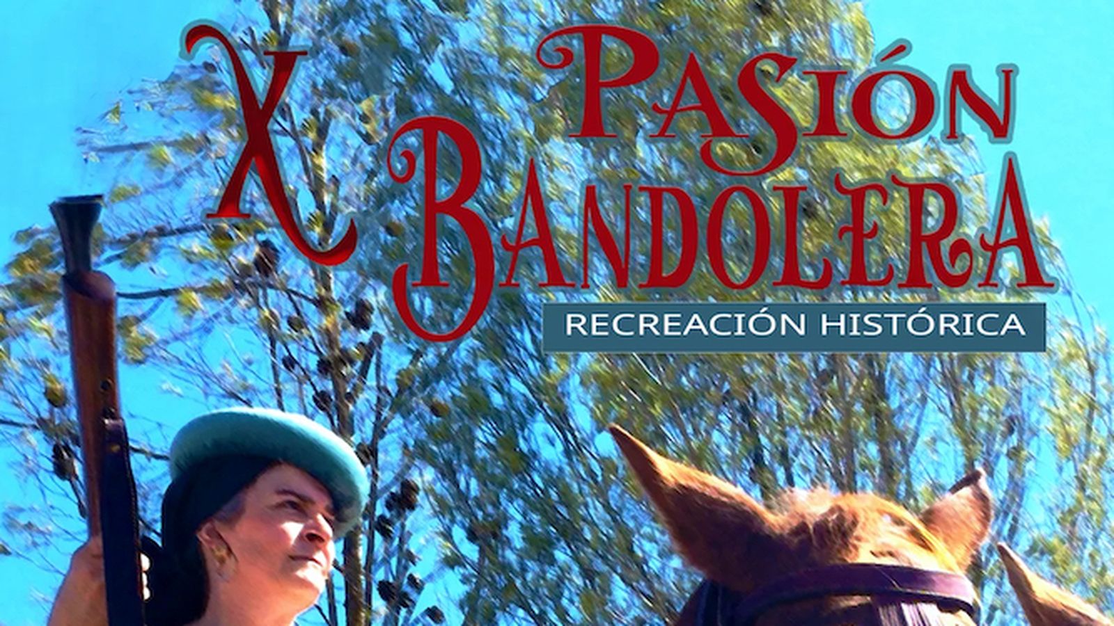 Cartel promocional de la X Pasión Bandolera de El Burgo.