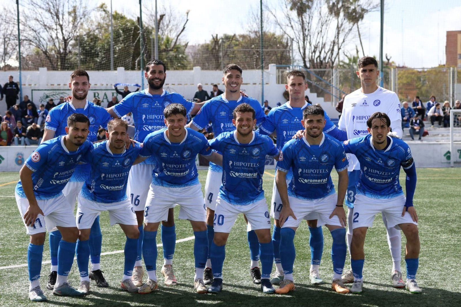 Once inicial que presentó el Xerez DFC ante el Gerena este domingo.