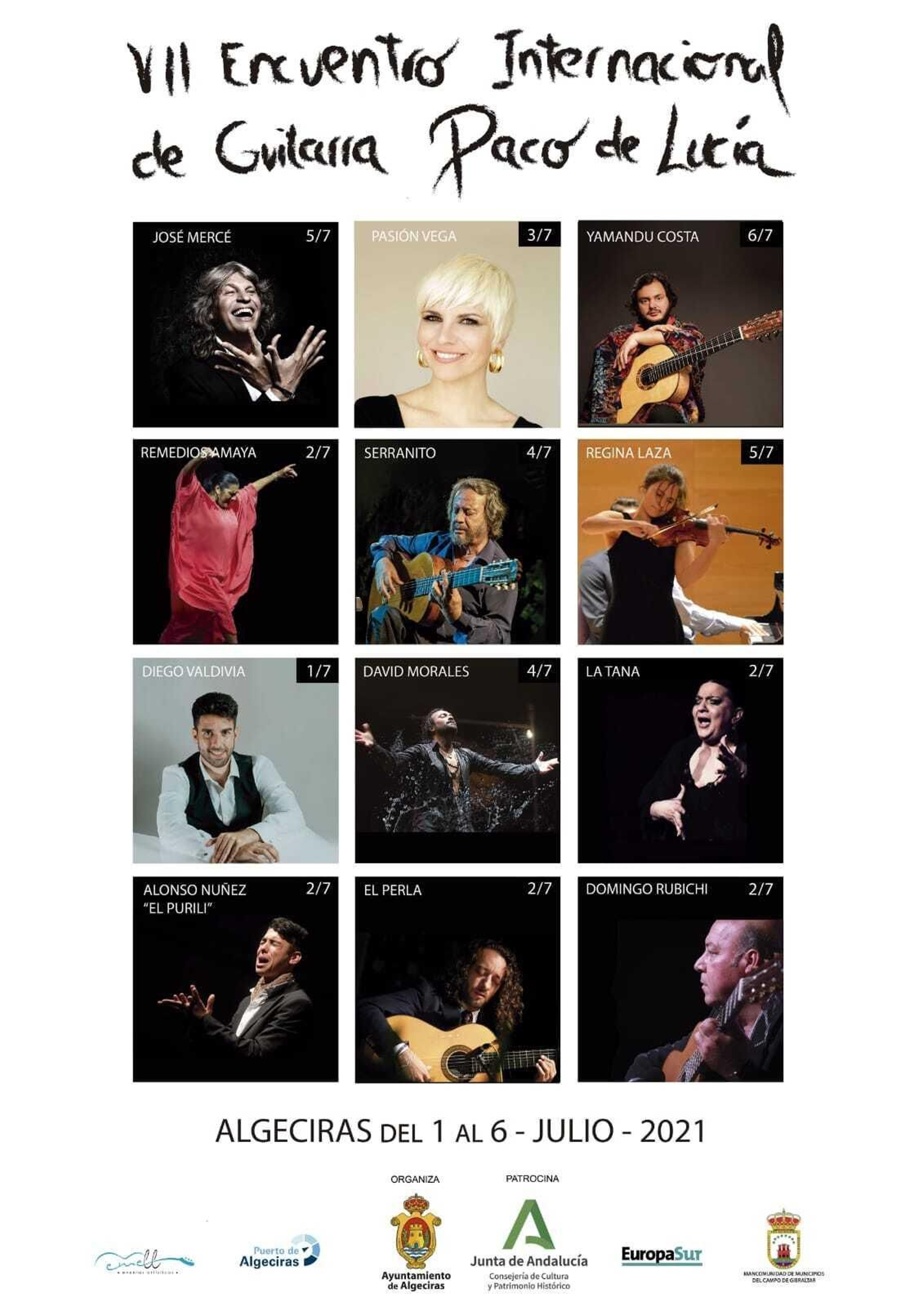 Las actuaciones del VII Encuentro de Guitarra Paco de Lucía.