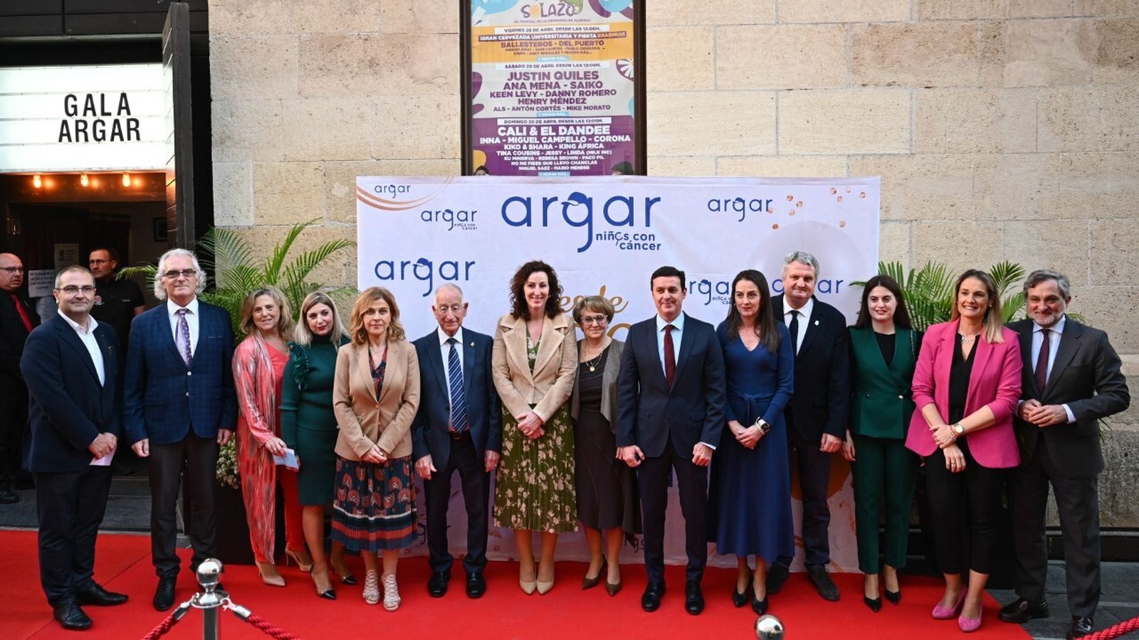 Inicio de la primera gala de la Asociación ARGAR en el Teatro Cervantes