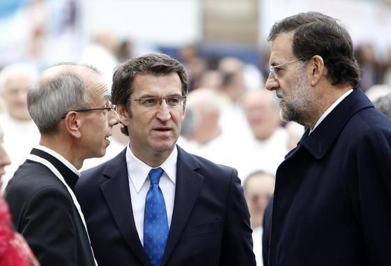 Ratzinger visita Santiago en su segunda visita a España como Pontífice. / EFE