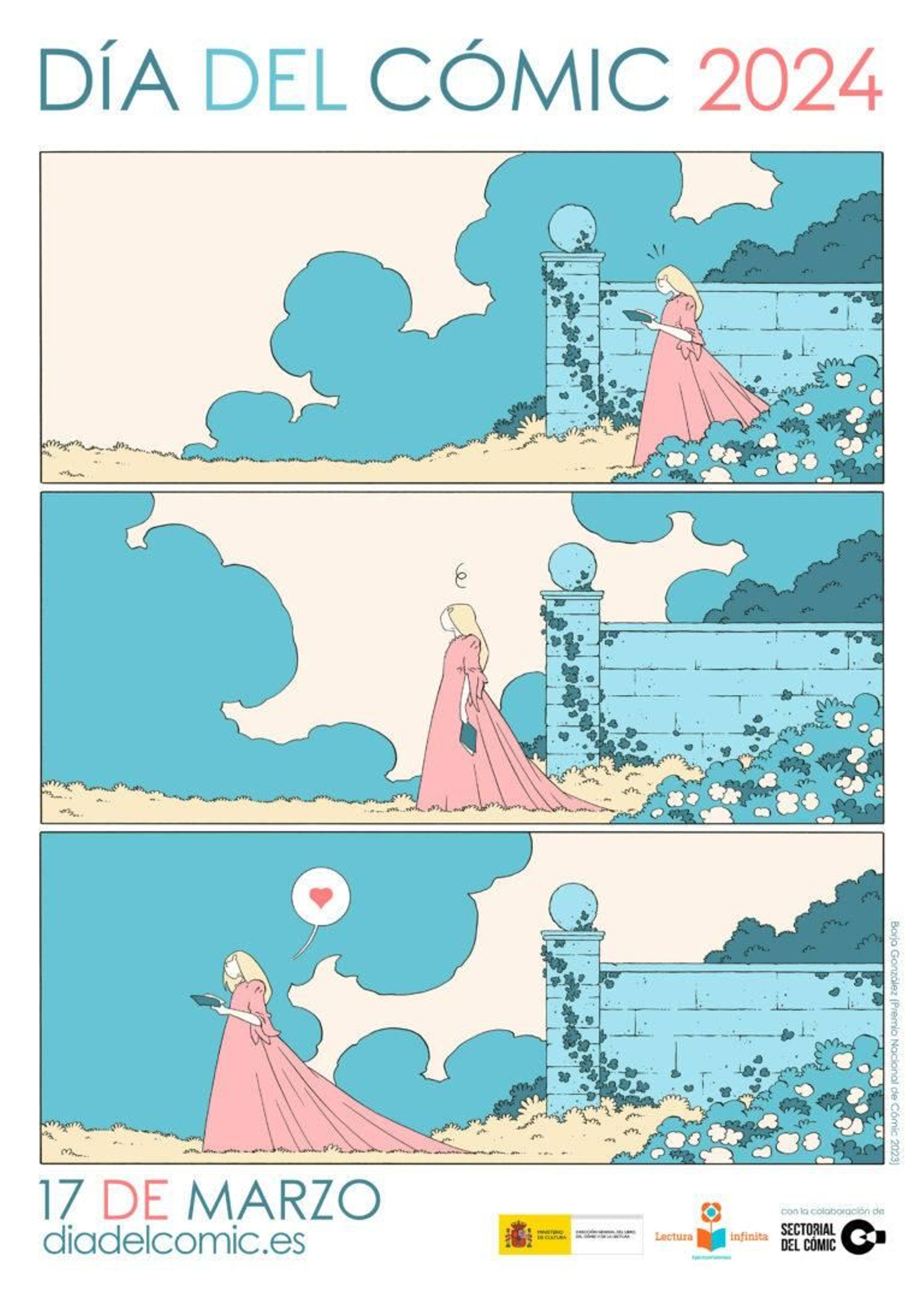 El cartel ha sido realizado por el ilustrador e historietista Borja González, galardonado con el Premio Nacional del Cómic en 2023 por ‘Grito nocturno’. El cartel ha sido realizado por el ilustrador e historietista Borja González, galardonado con el Premio Nacional del Cómic en 2023 por ‘Grito nocturno’.