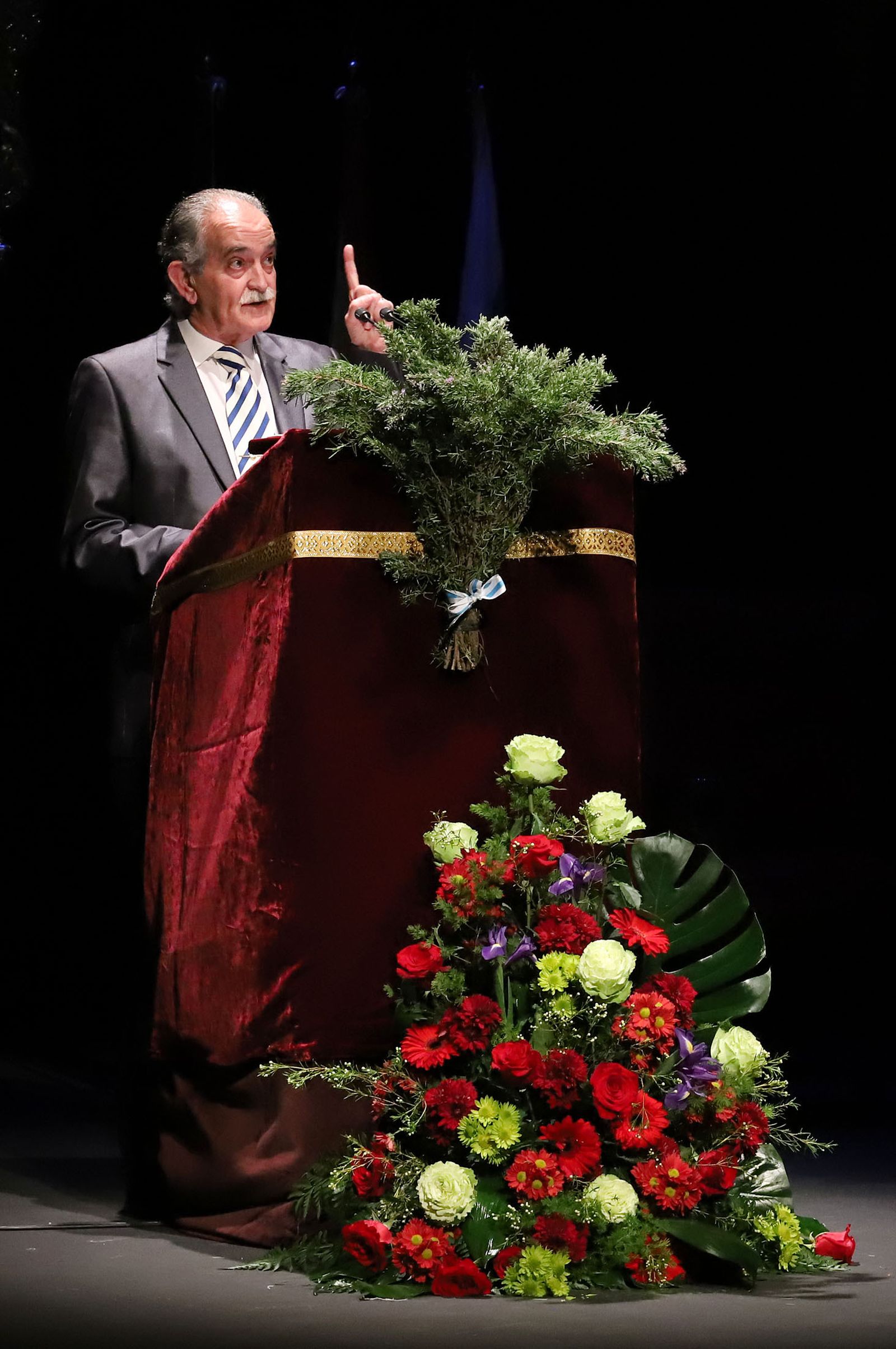 Imágenes del pregón de San Sebastián pronunciado por Manuel Correa