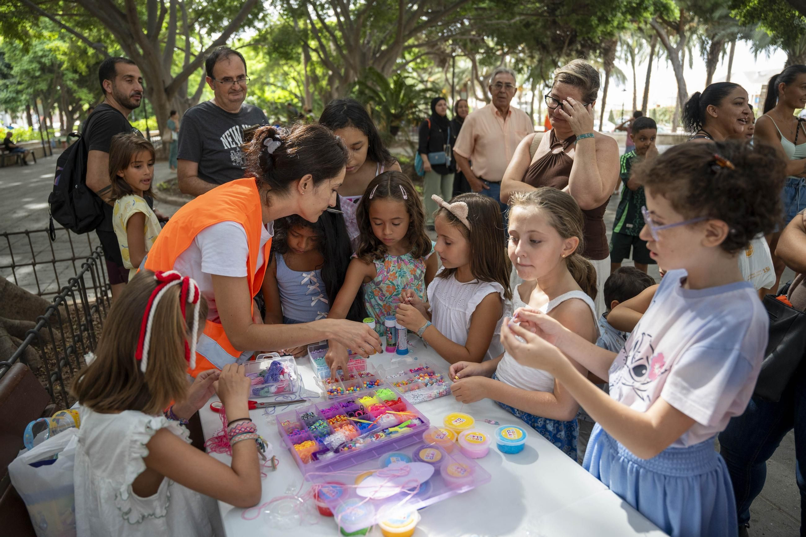 Las mejores fotos de los juegos infantiles en la Feria de Almería