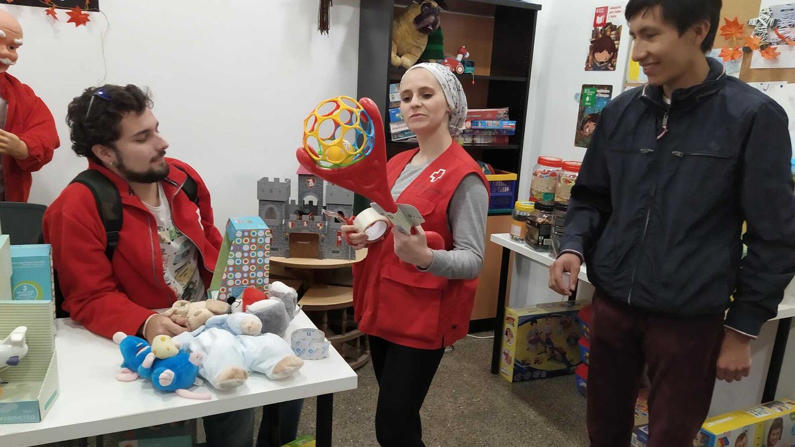 Los juguetes que fueron donados.