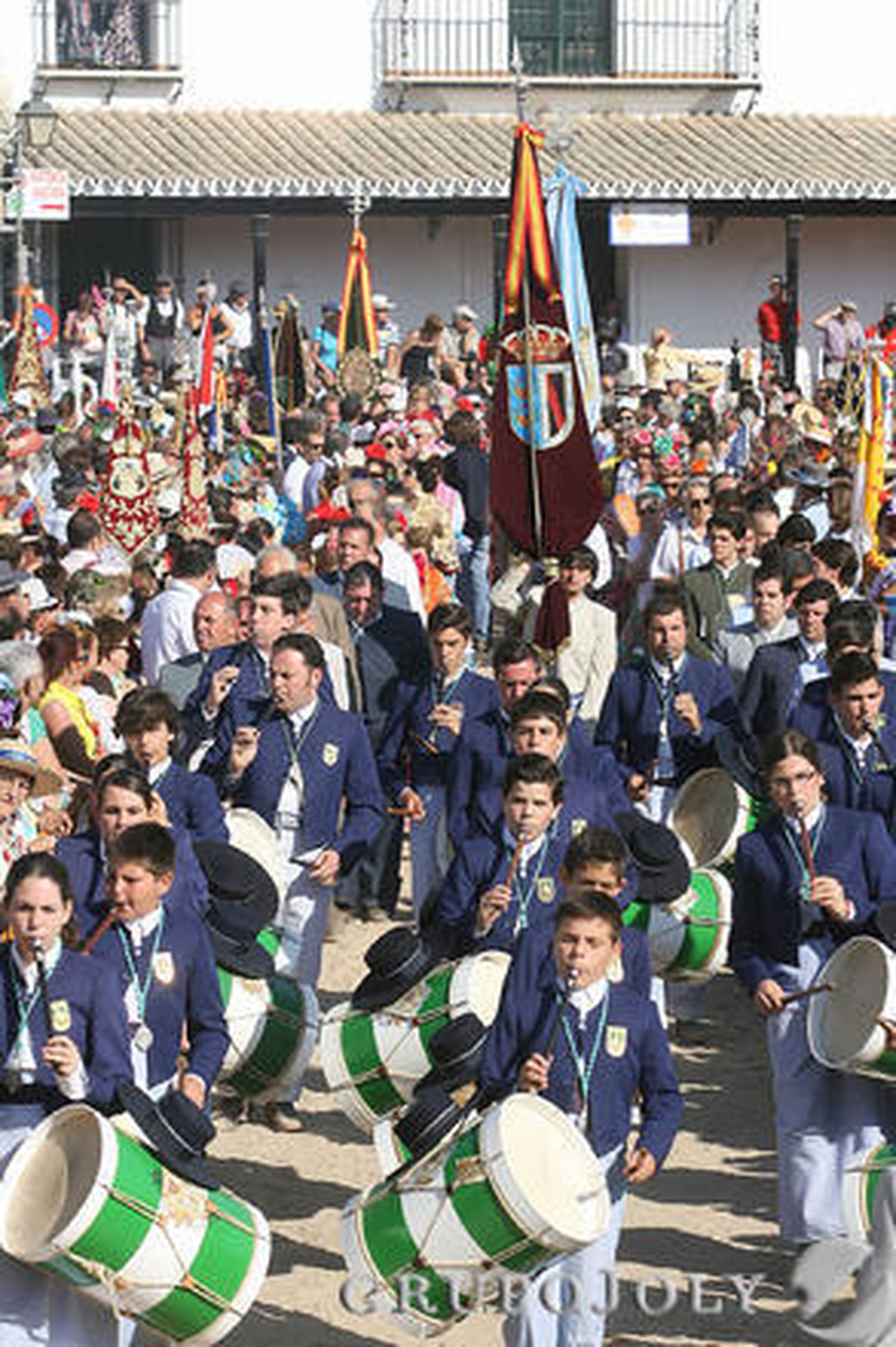 Las imágenes de la misa de romeros