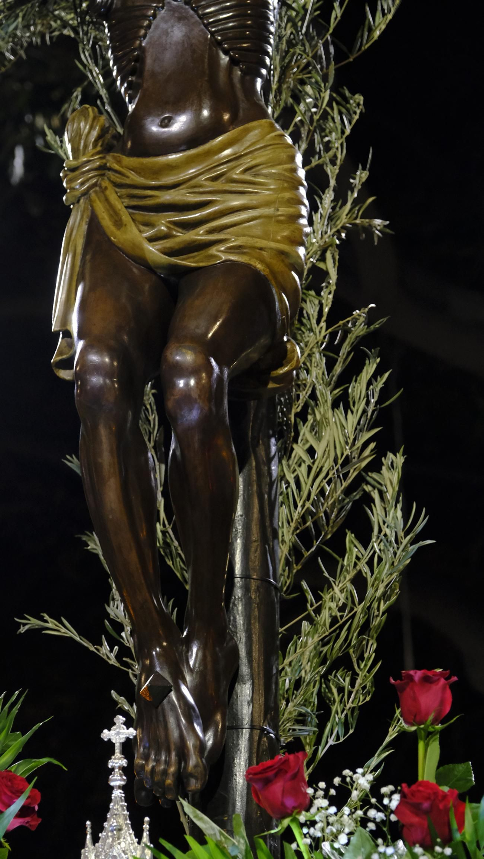 Las imágenes del Vía Crucis del Cristo de la Escucha