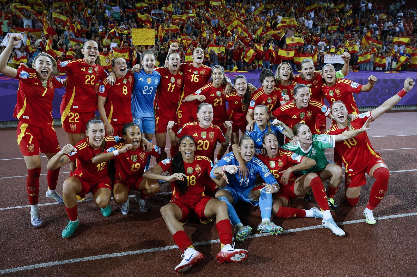 Las mejores imágenes del pase a la final de España ante Alemania en la Eurocopa femenina