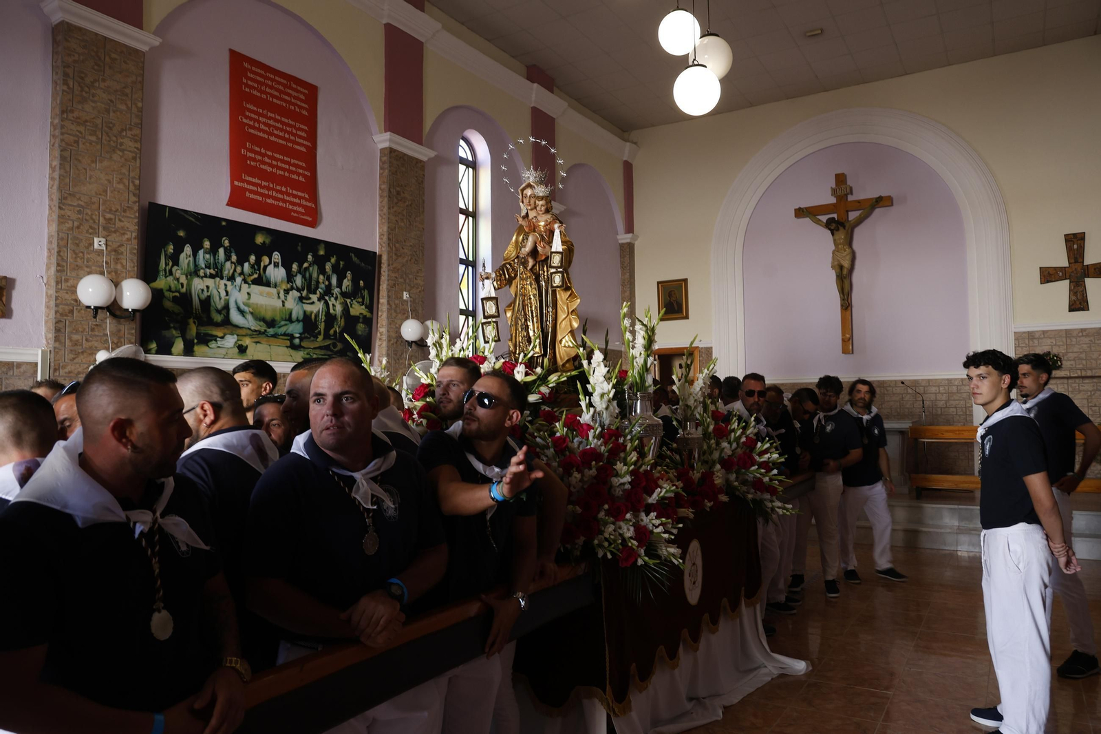 Las fotografías de la procesión de la Virgen del Carmen de Pescadores