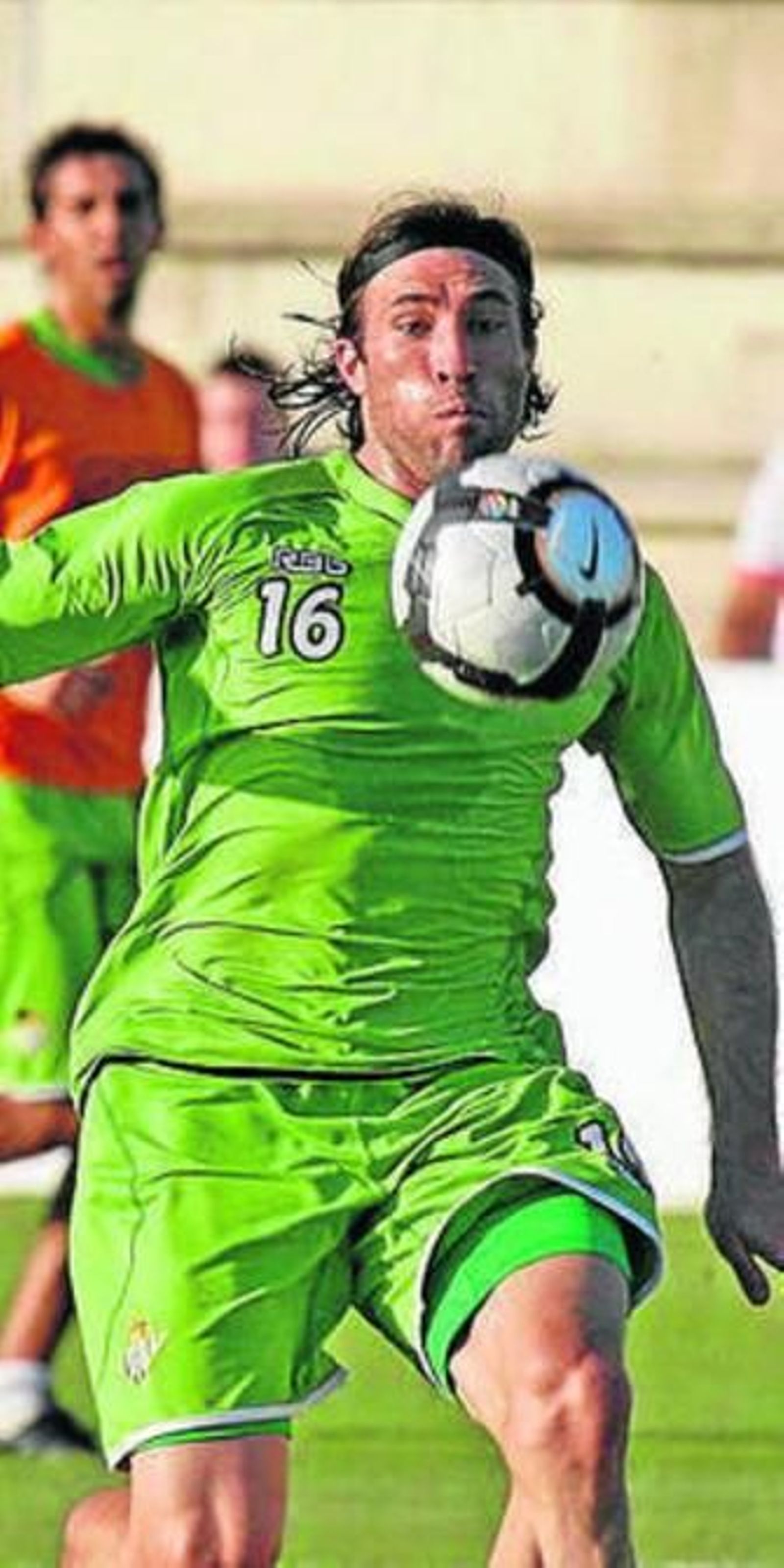 Jonathan Pereira, en un entrenamiento.