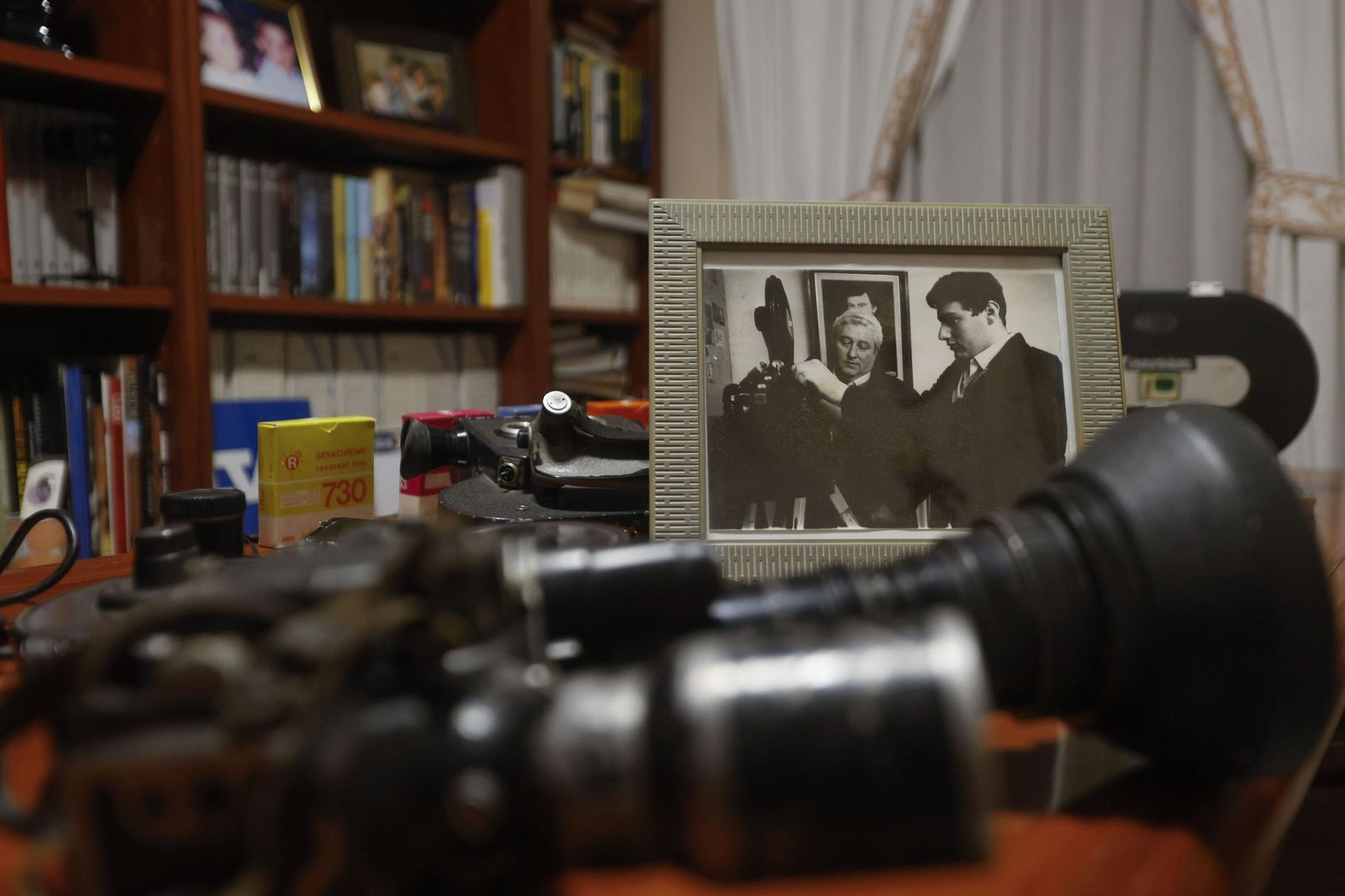 Cámaras con la que Antonio Salmoral grabó la cogida de Paquirri