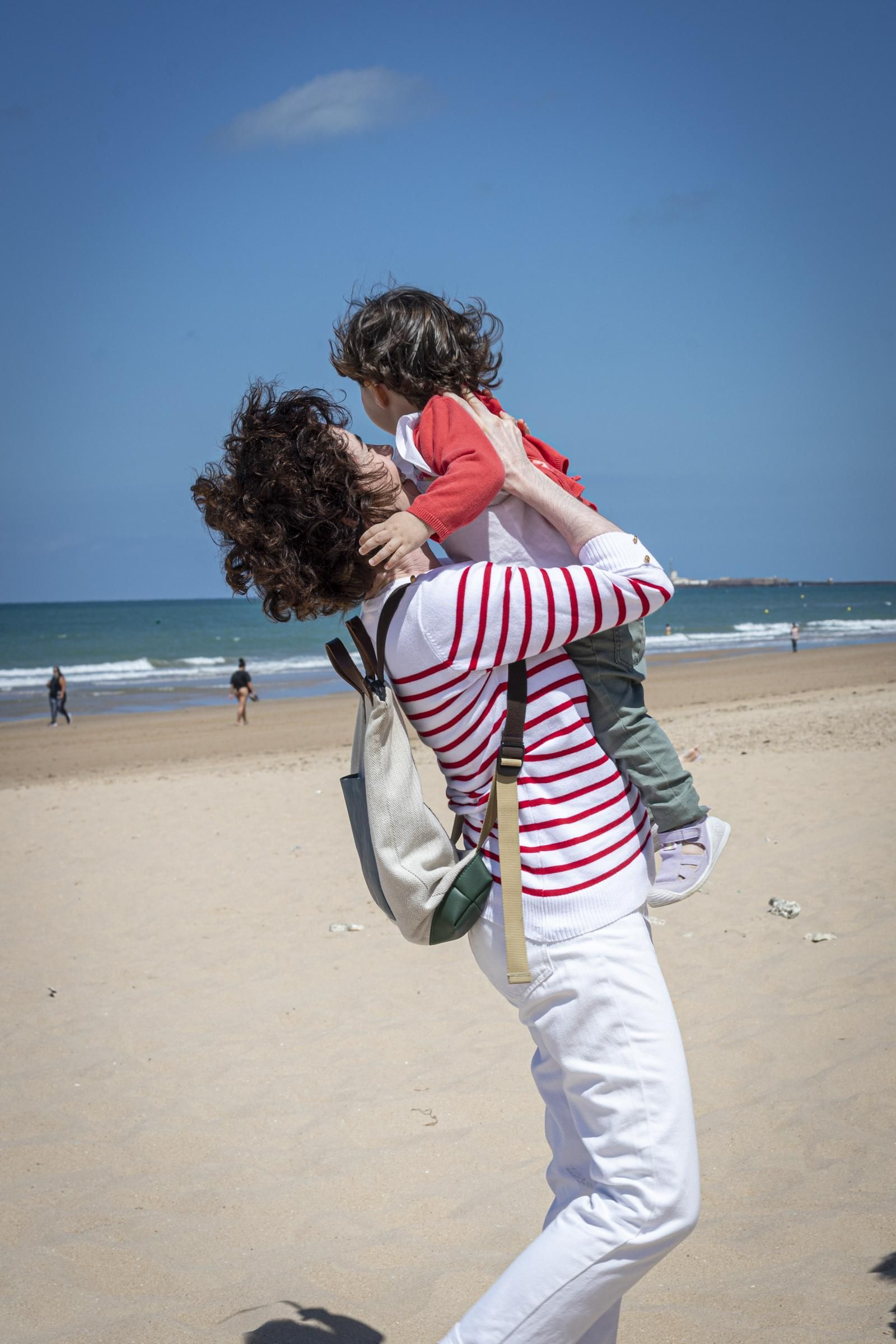 Sevillanos en la playas de Cádiz