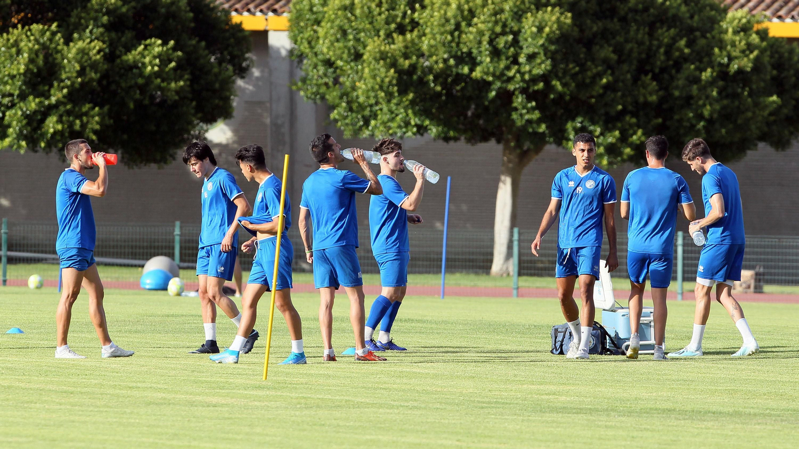 Primer entrenamiento del Xerez DFC en el Pepe Ravelo