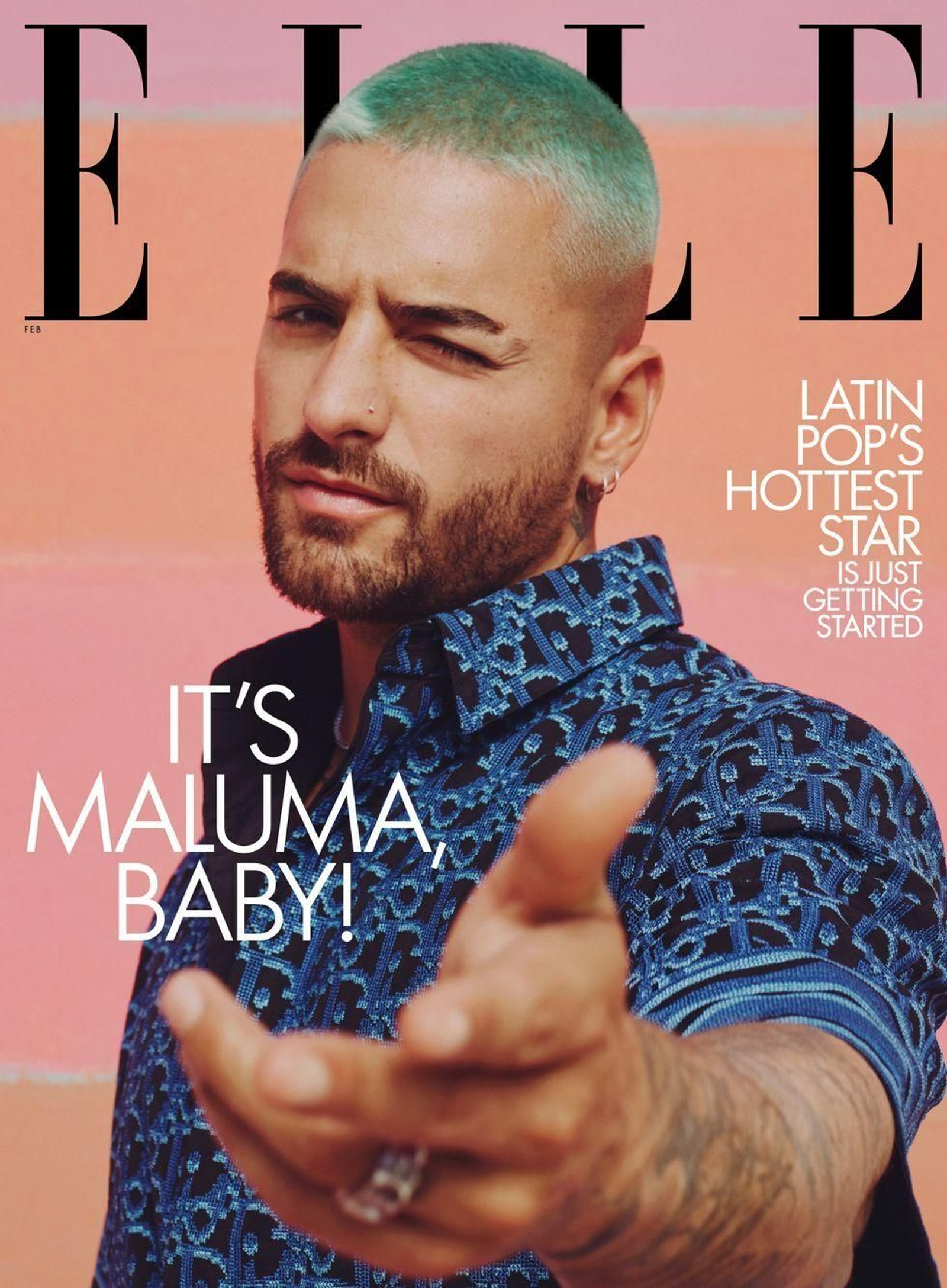 Portada de 'Elle' de febrero.