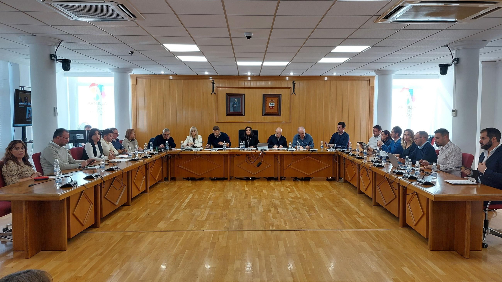Pleno en el Ayuntamiento de Armilla
