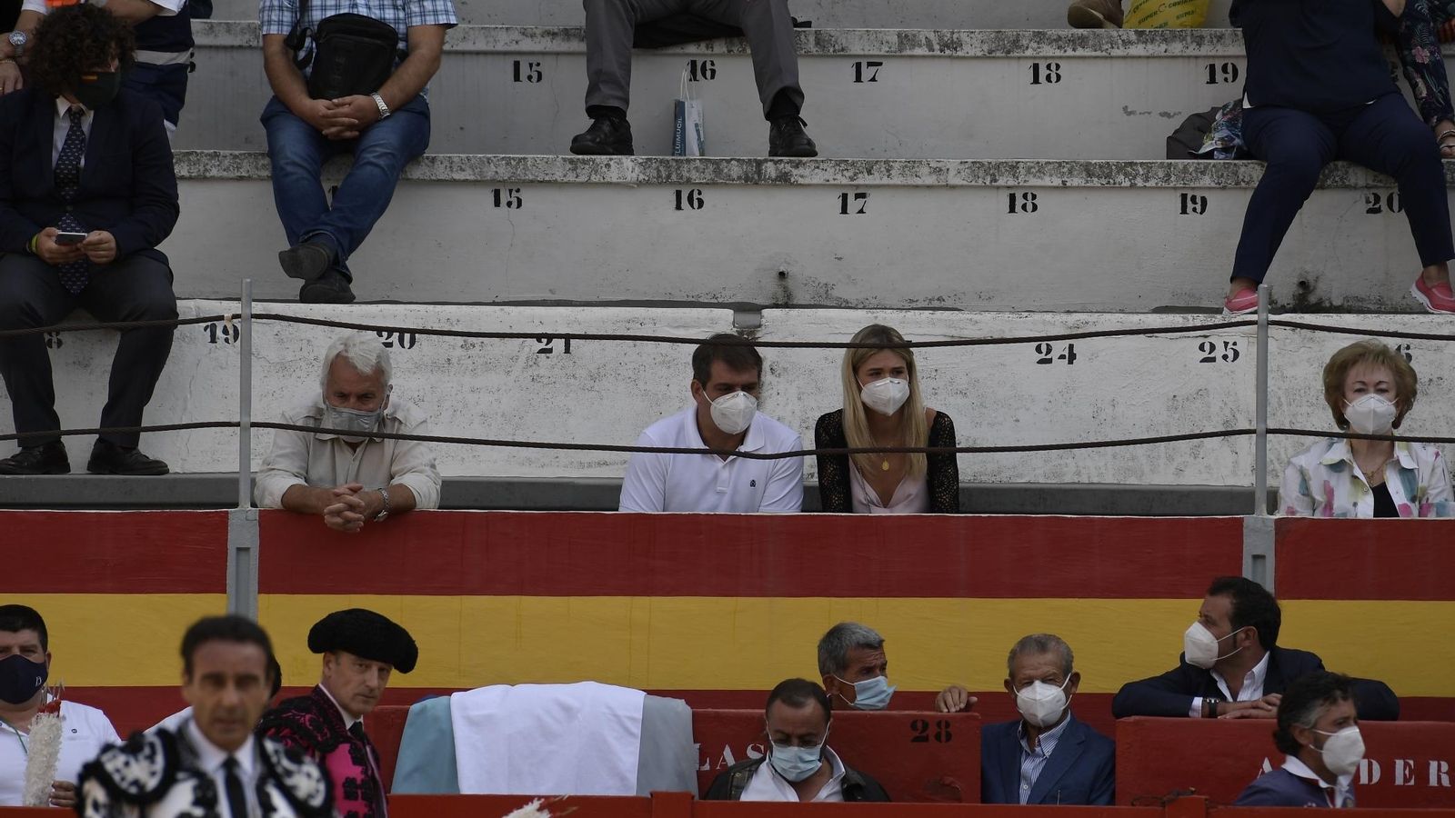 Ana Soria, en el tendido 2.