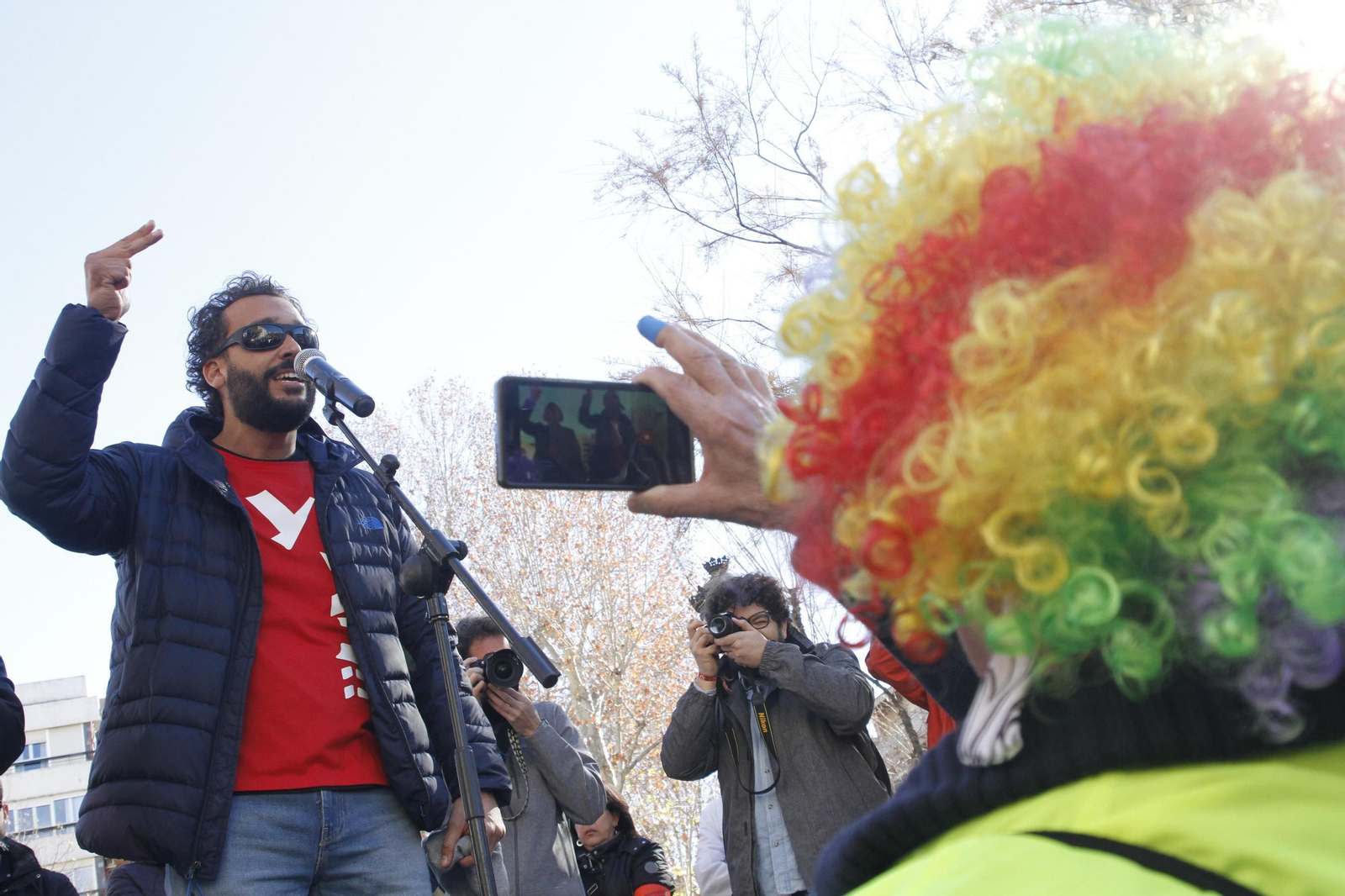 La marea blanca, en Granada