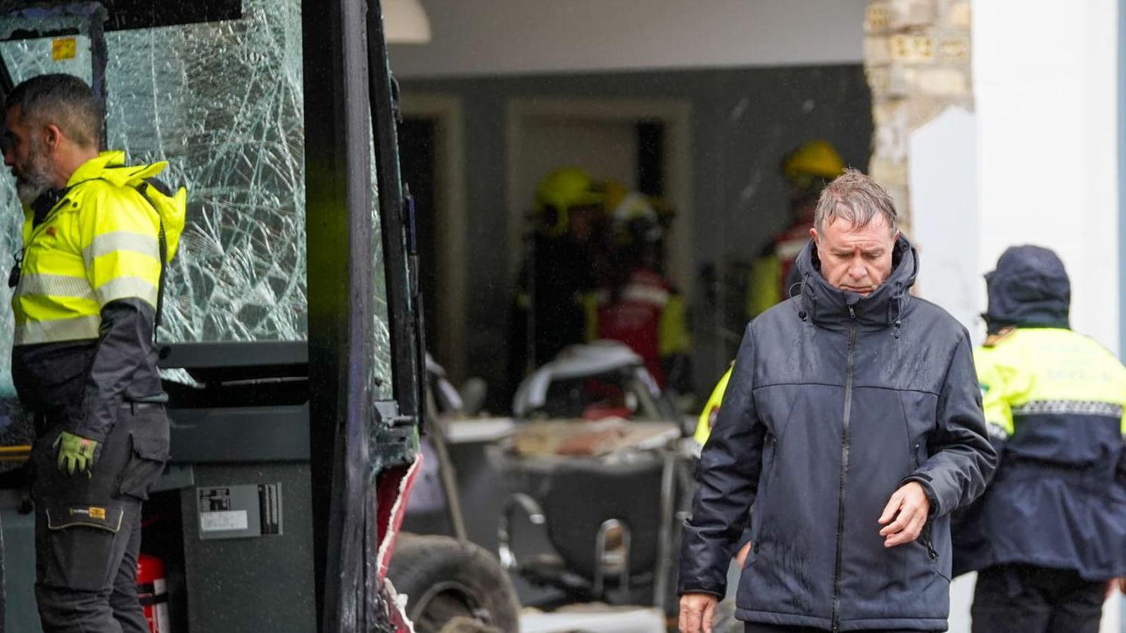 El jefe de la Policía Local de Sevilla, Antonio Luis Moreno, en el lugar de los hechos.