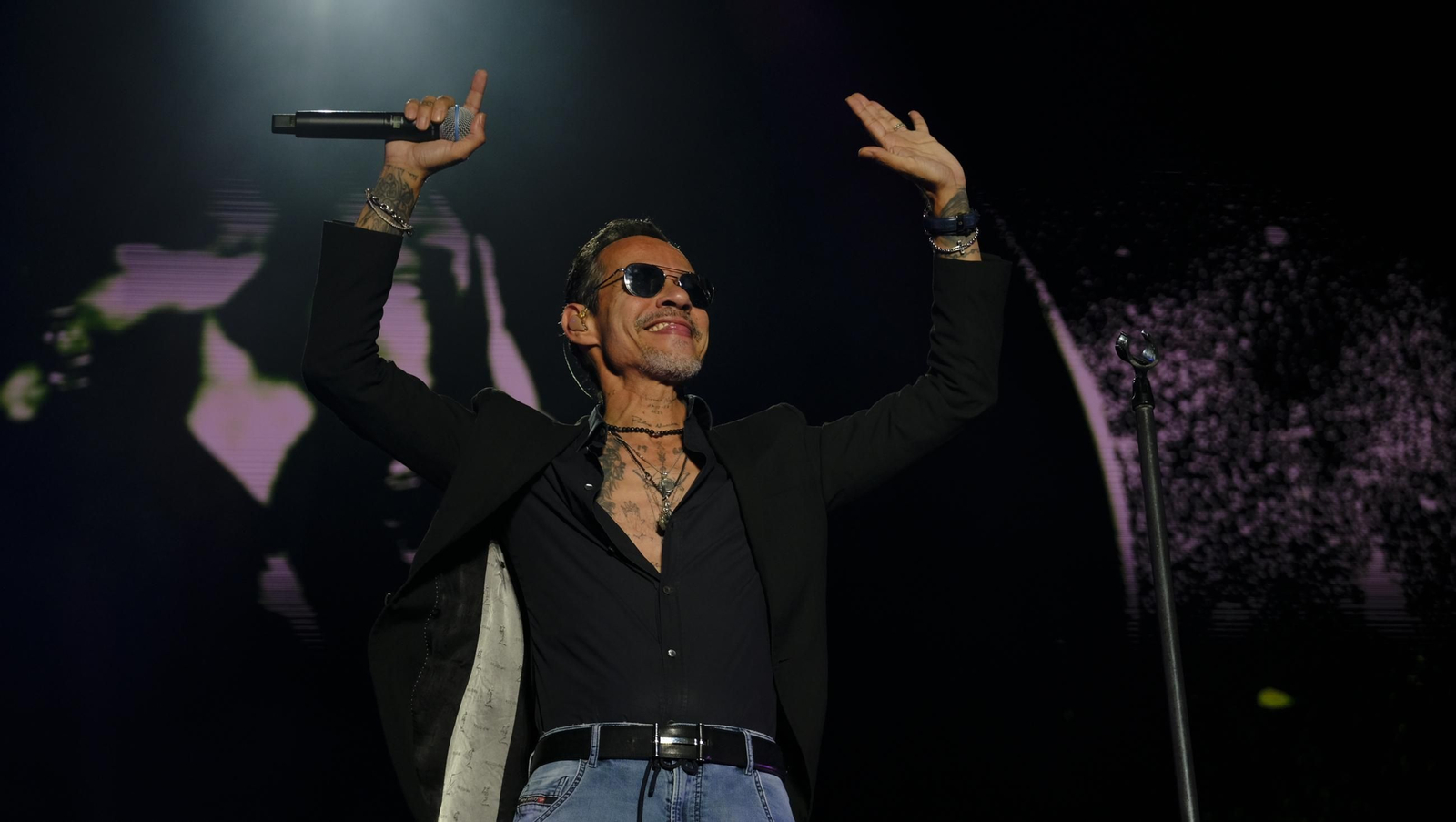 Concierto de Marc Anthony en Roquetas, en imágenes