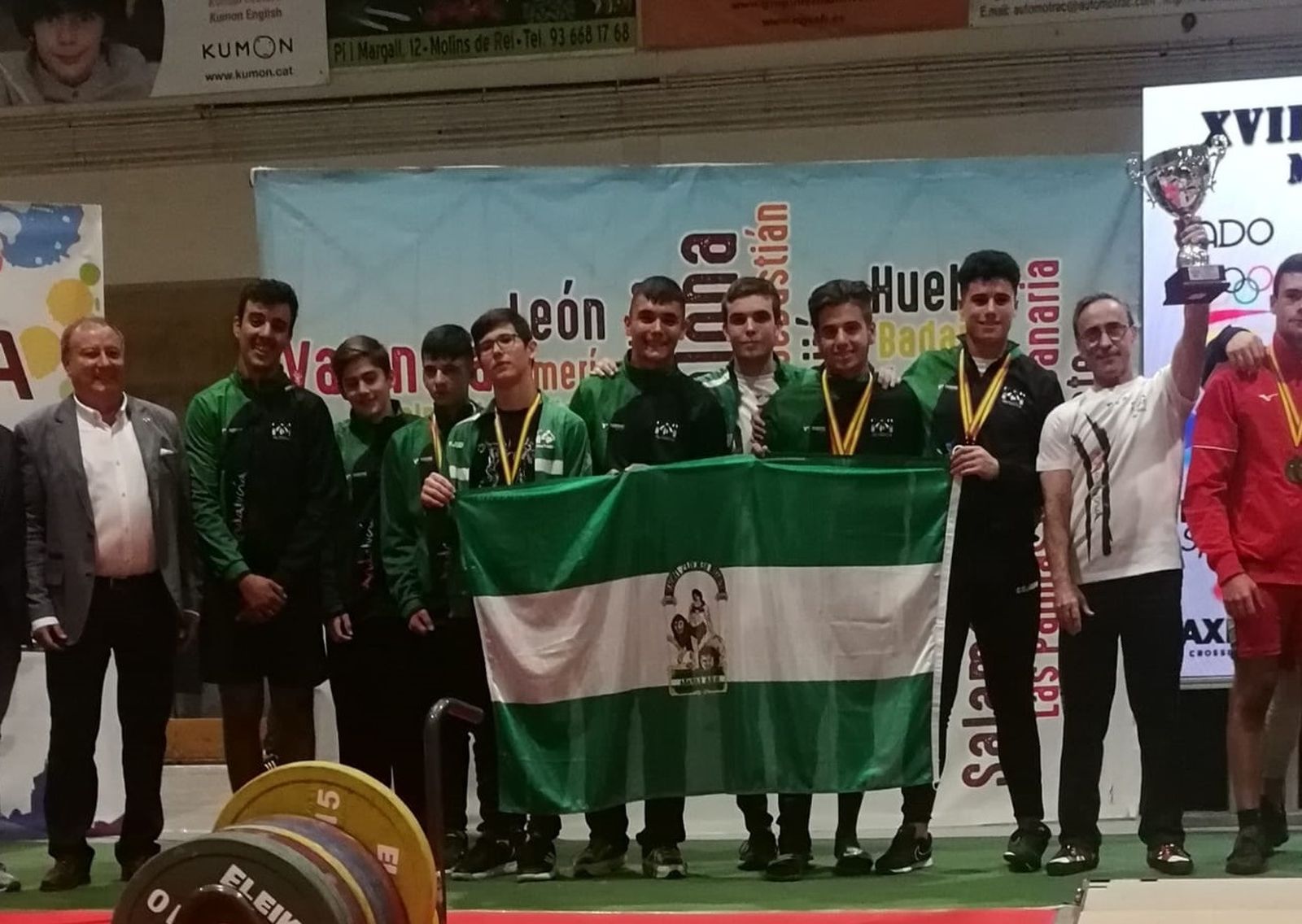 Delegación andaluza en el campeonato de España.