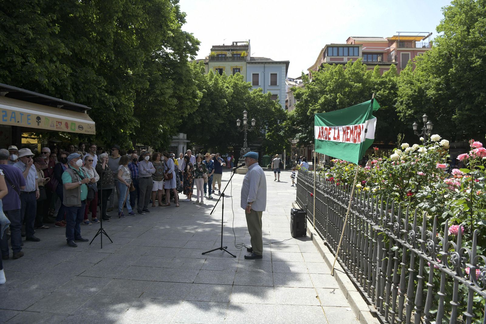 Arde la memoria volvió a conmemorarse ayer en Plaza Bib Rambla