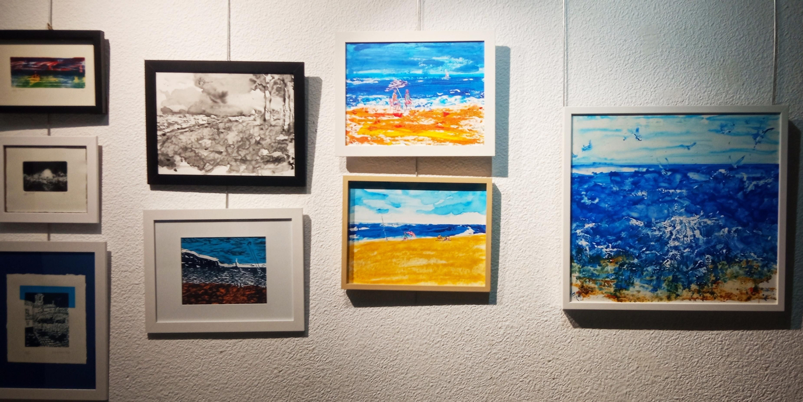 Obras de la exposición.