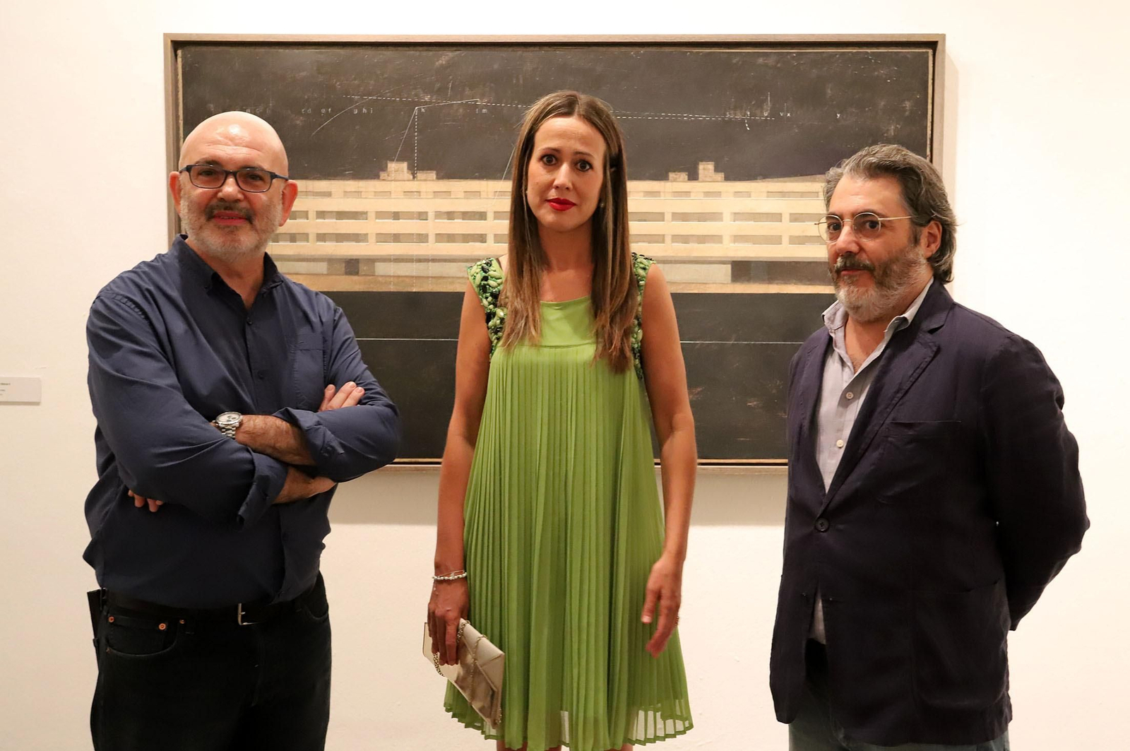 Inauguración de 'Space', la última exposición de Daniel Bilbao.