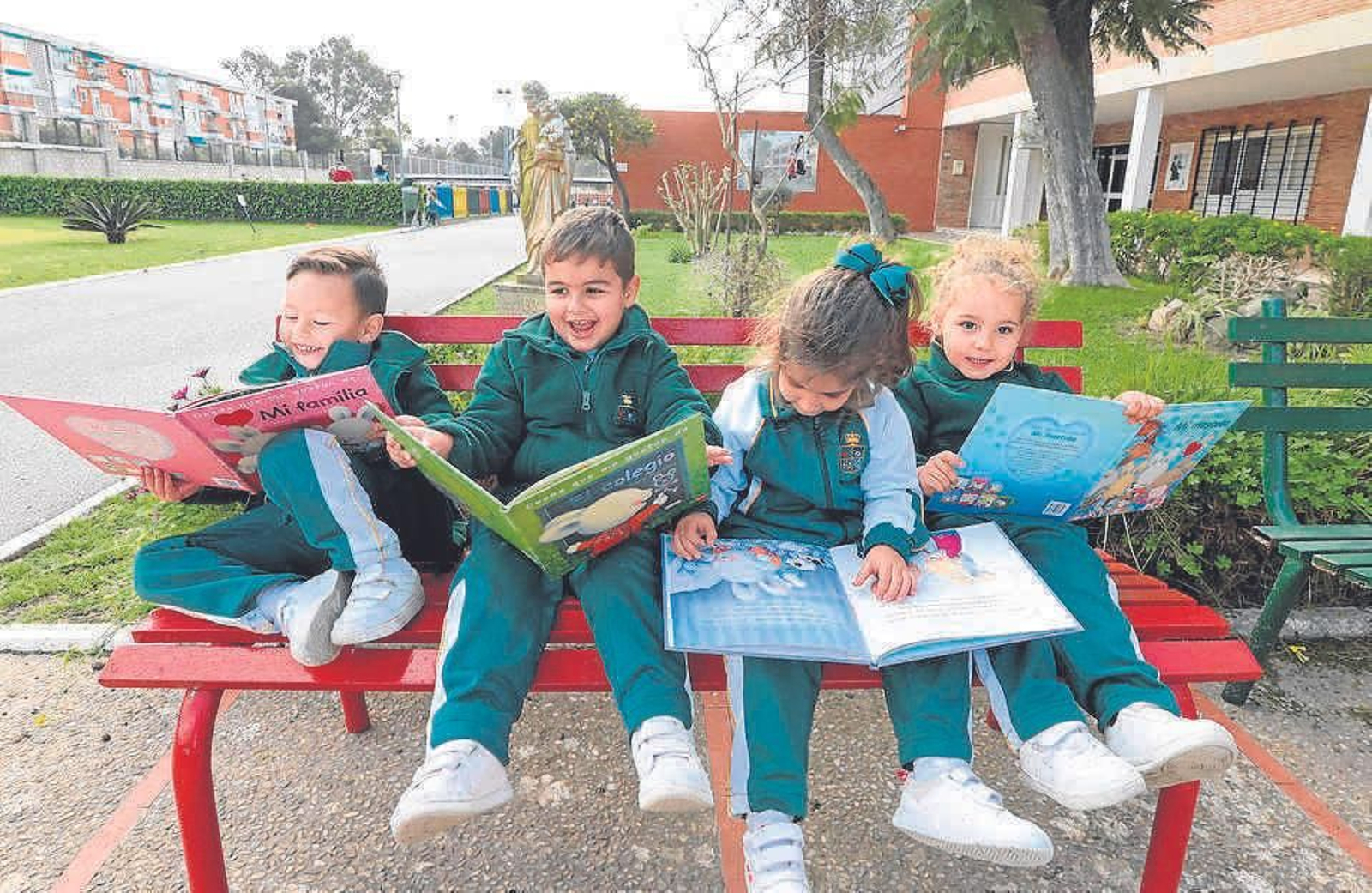 Alumnado disfrutando con el aprendizaje.