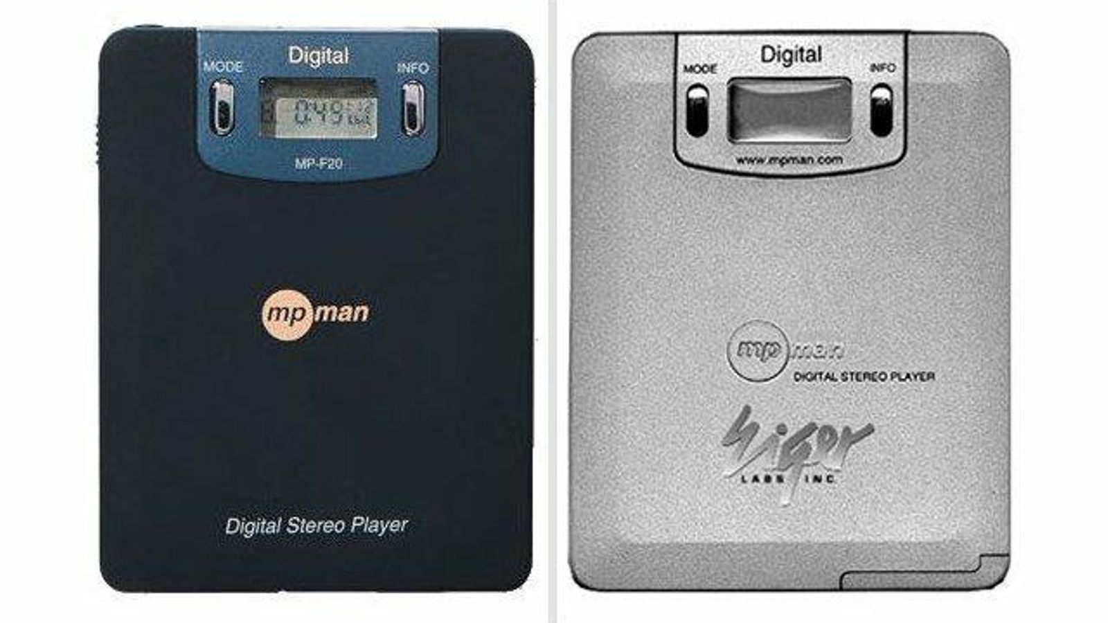 El primer reproductor MP3. El primer reproductor MP3.