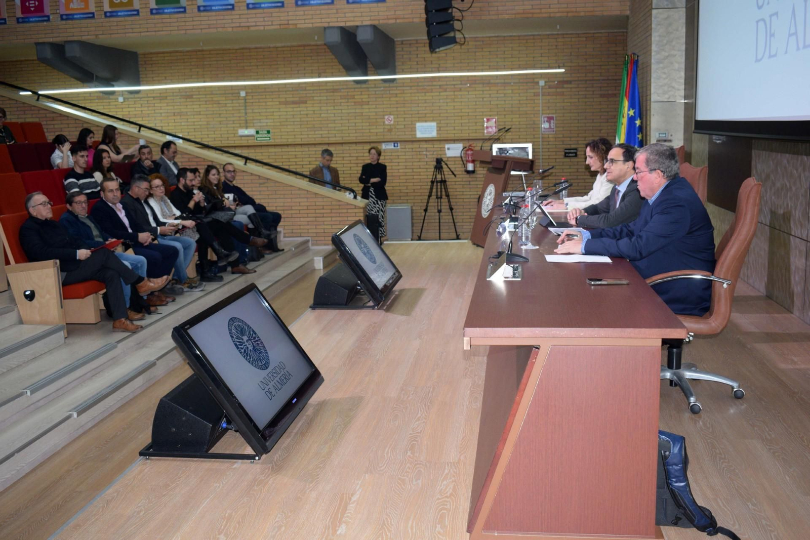 Imagen de archivo de las III Jornadas Marca Pueblo celebradas en la Universidad de Almería.