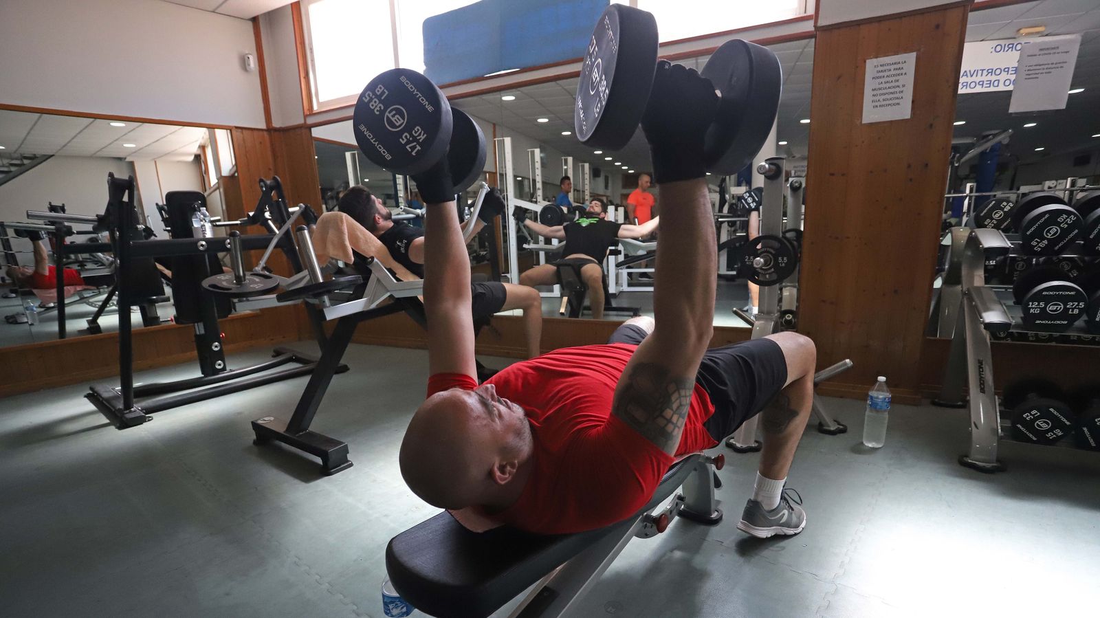 Gimnasios del Campo de Gibraltar en la fase 3