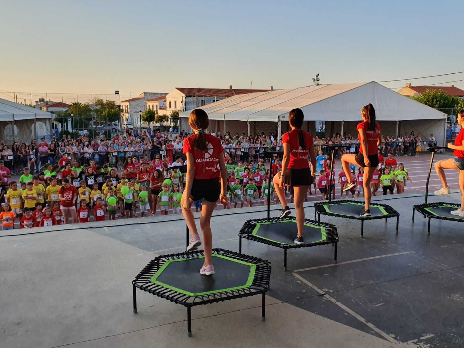 Un momento de la inauguración de las Miniolimpiadas Rurales de Añora.