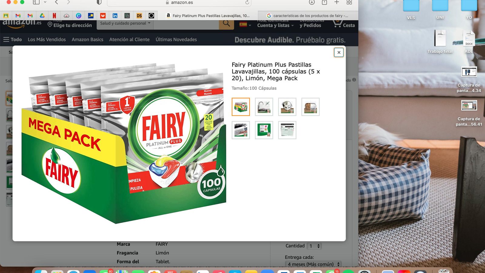 Fairy Pastillas Lavavajillas