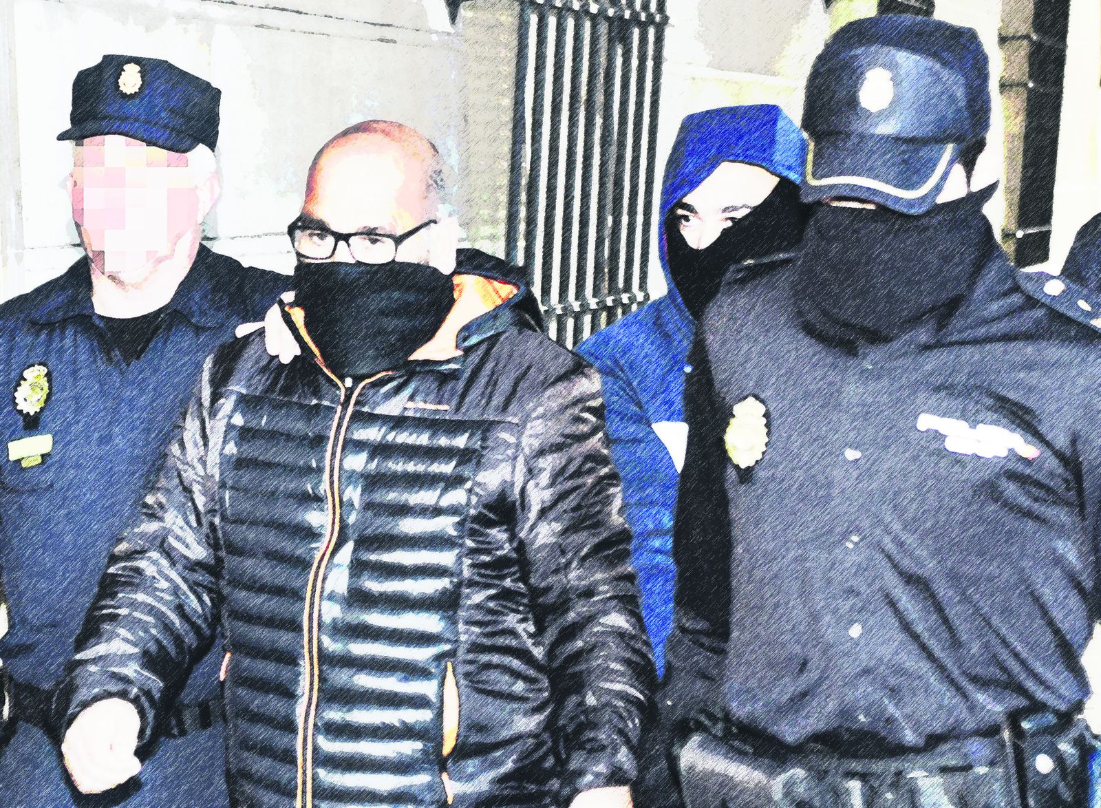 Ricardo García, el Cabo, padre del Pollino, también condenado a prisión permanente revisable.