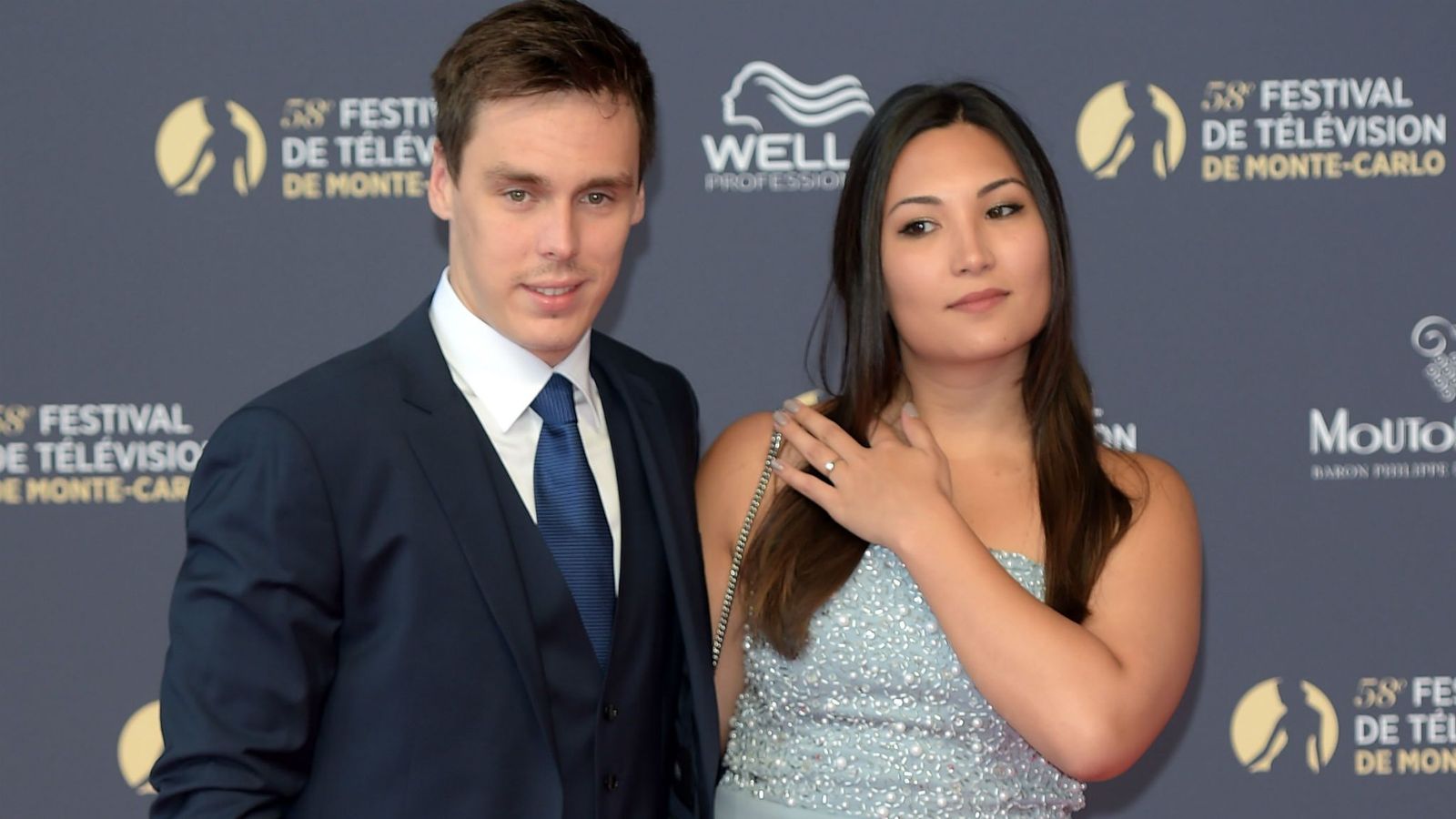 Luis Ducruet y su prometida, Marie Chevallier, en un 'photocall' reciente.