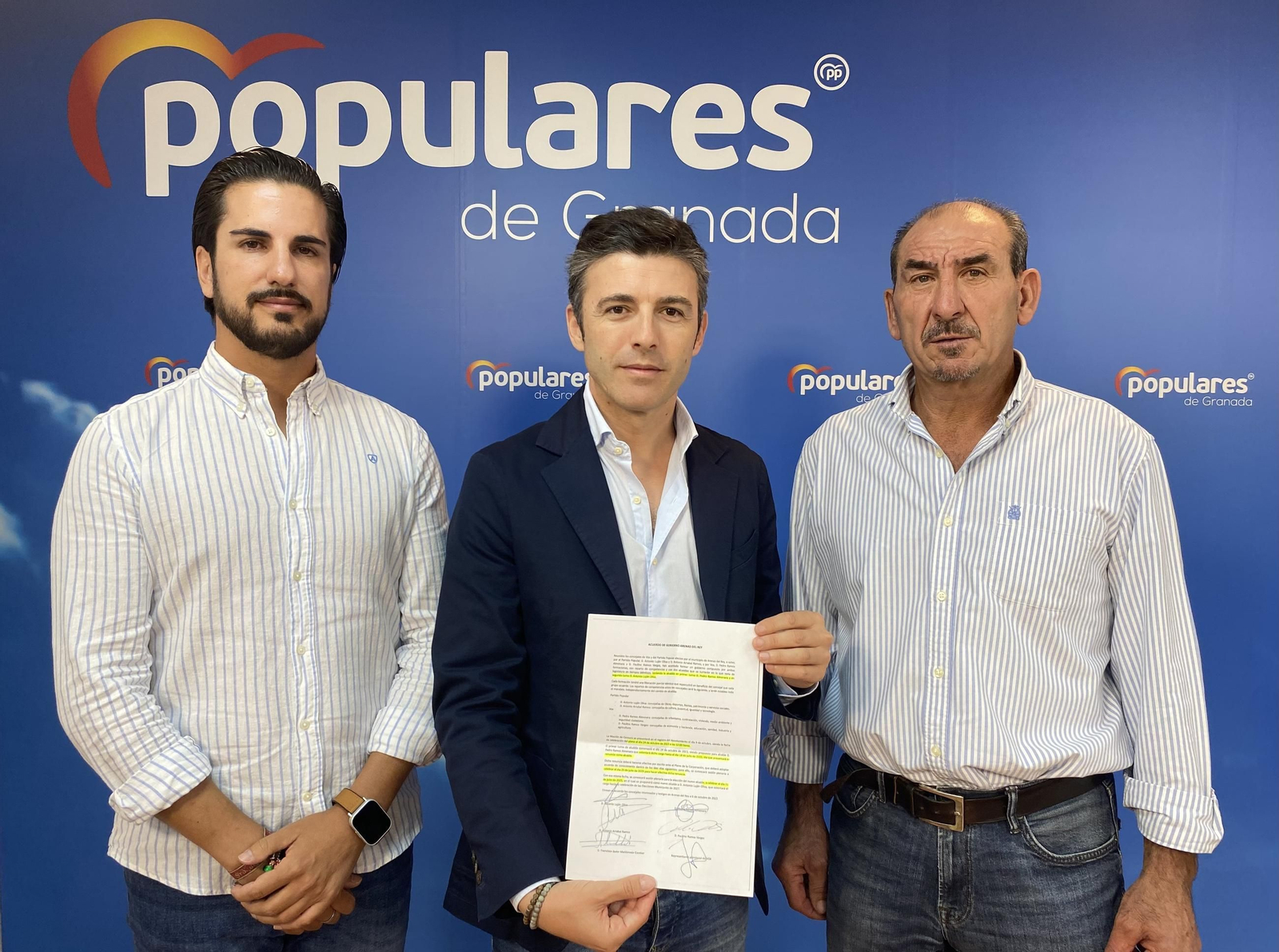 Jorge Saavedra sostiene el acuerdo de Gobierno de Arenas del Rey